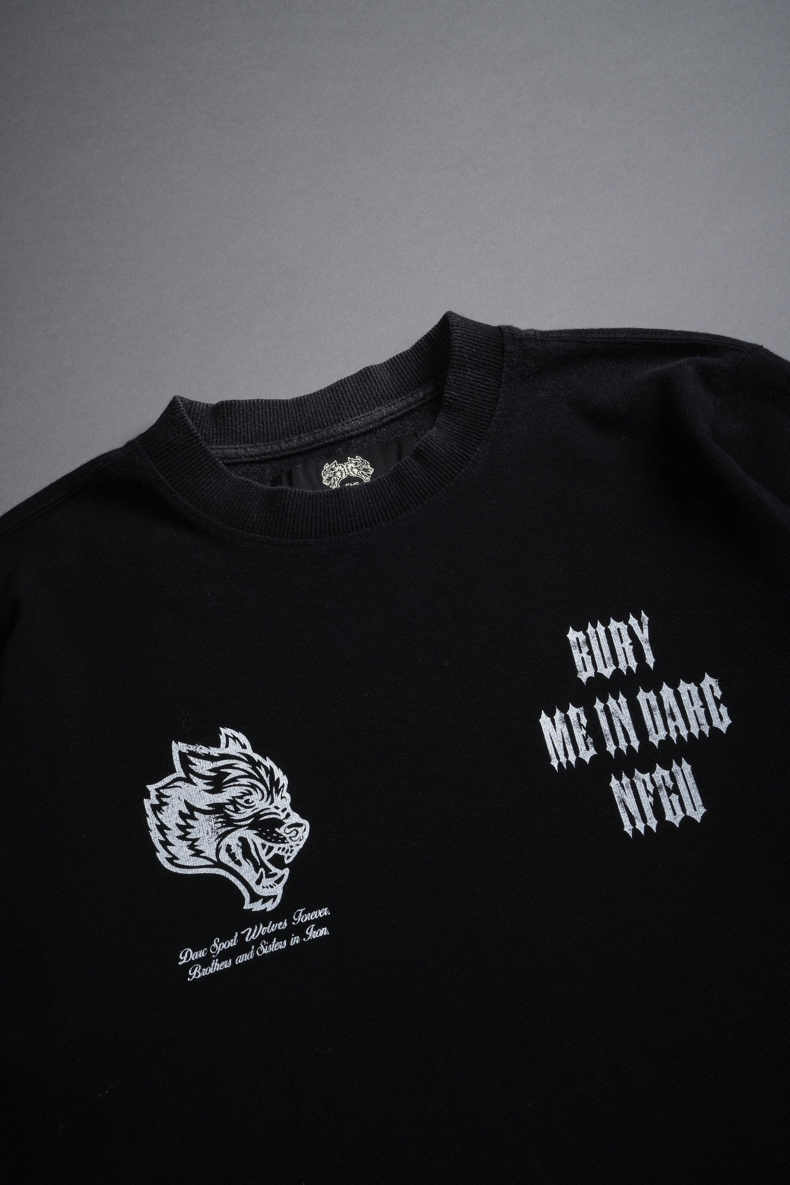 Bury Me In Darc NFGU "Premium" (Cropped) Tee in Black — imagem 6