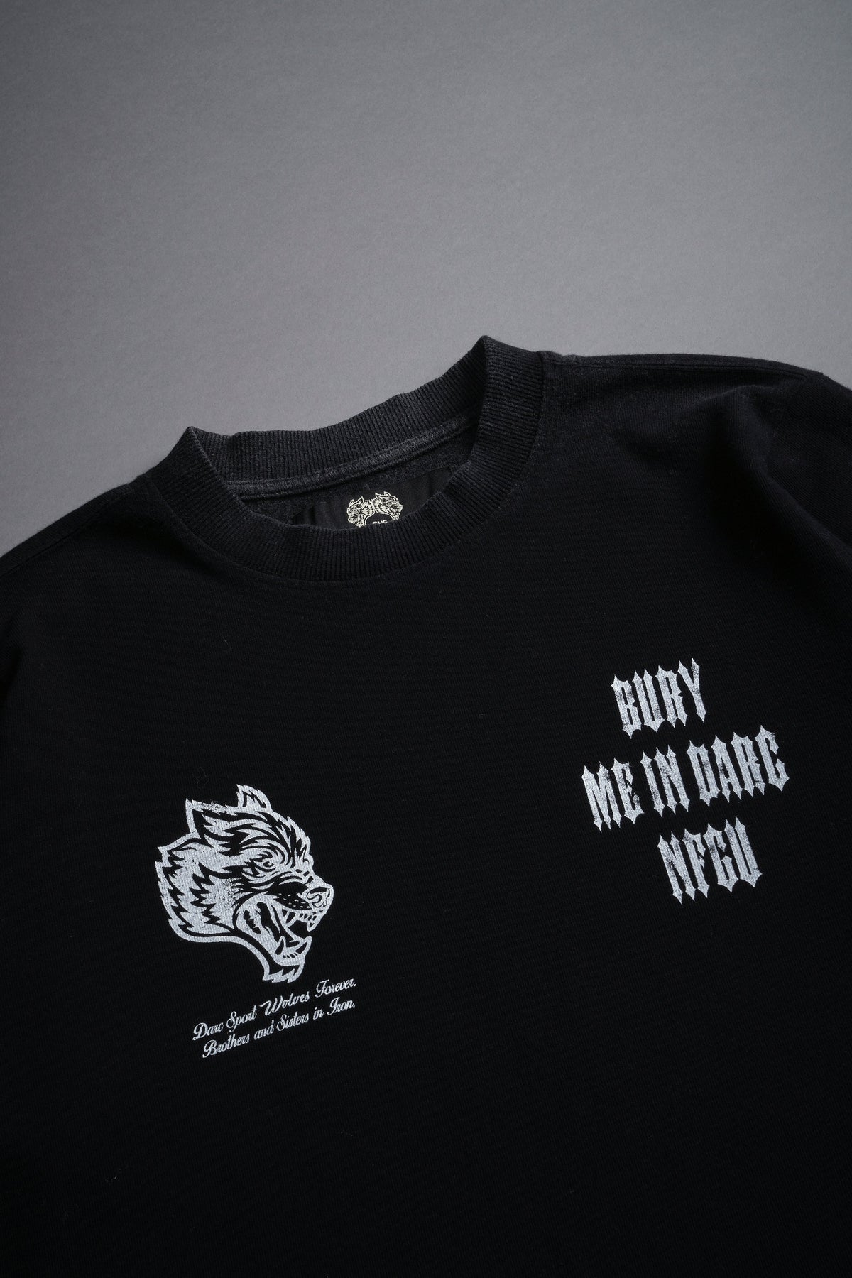 Bury Me In Darc NFGU "Premium" (Cropped) Tee in Black - imagem 6
