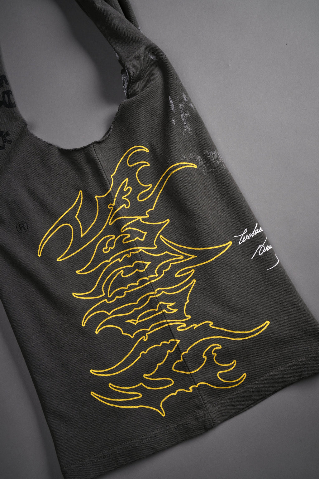 Don't Think, Feel! "Tommy" Muscle Tee in Wolf Gray — imagem 6