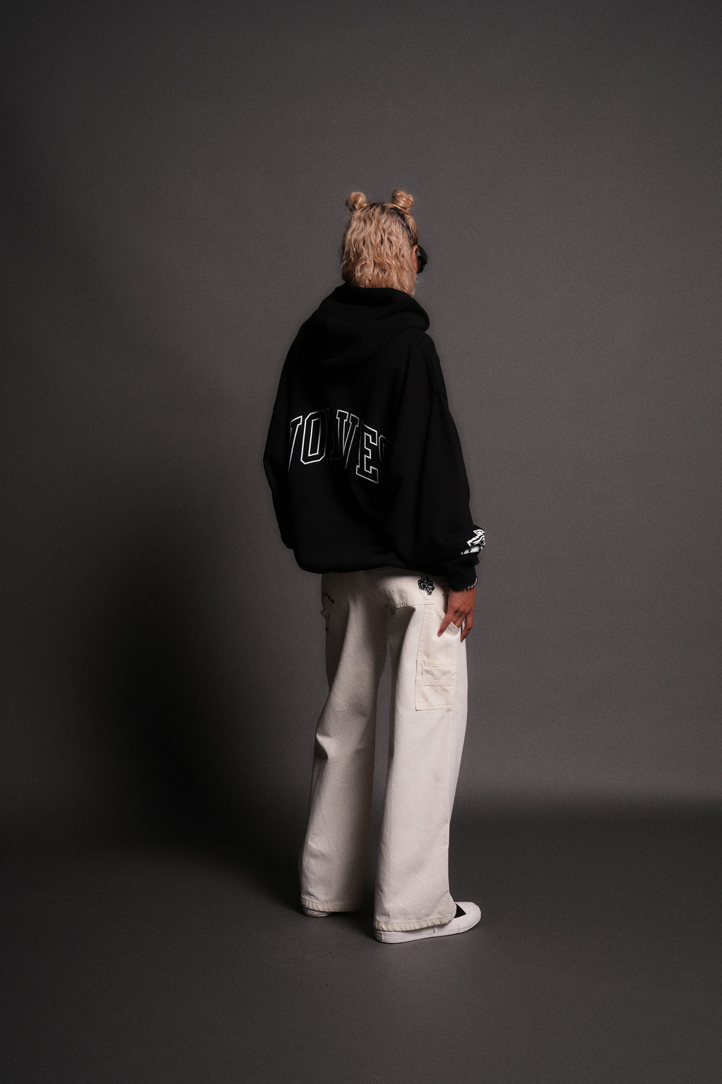 Enraged "Grunge" Hoodie in Black — imagem 7