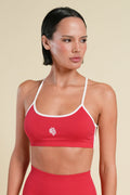 Wolf "Layla" Soft Seamless Bra in Cherry/White — imagem principal