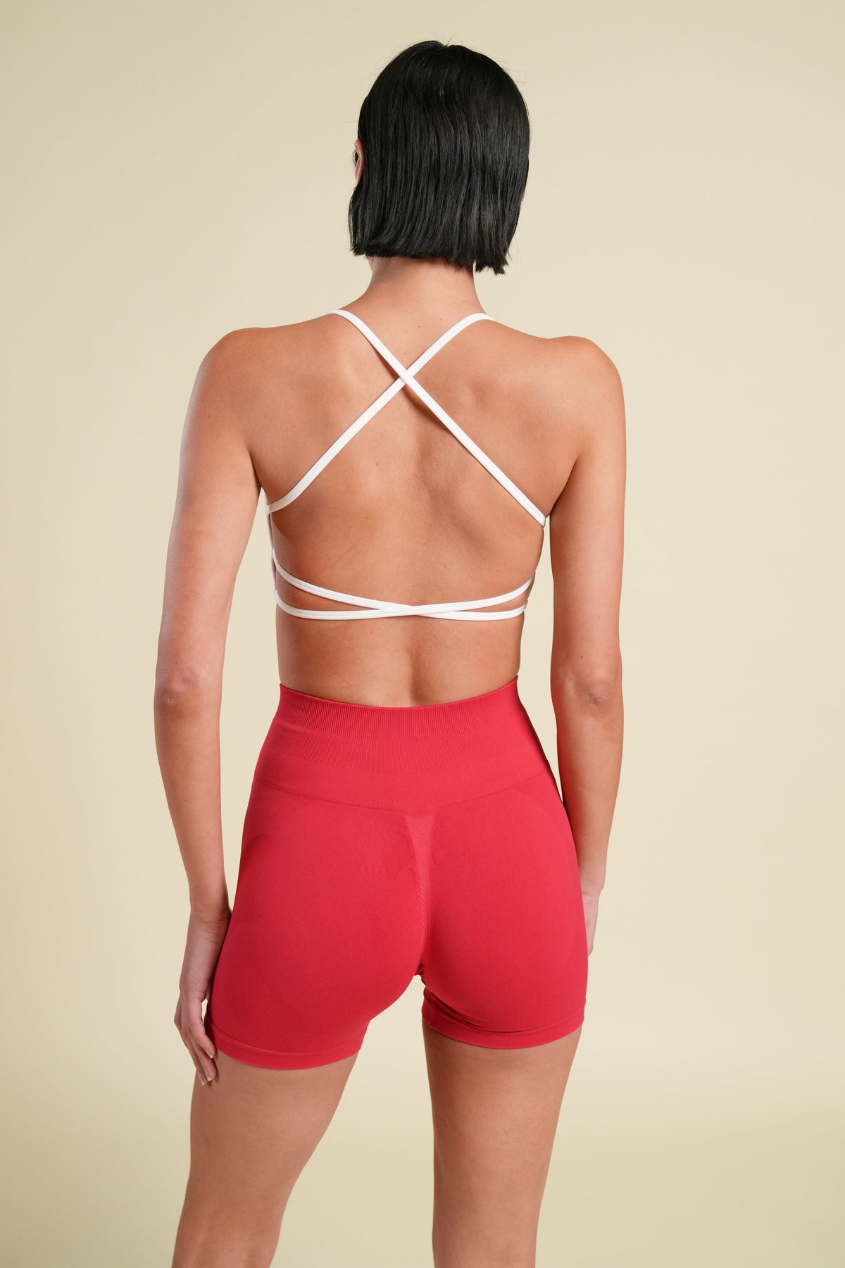 Wolf "Layla" Soft Seamless Bra in Cherry/White — imagem 2