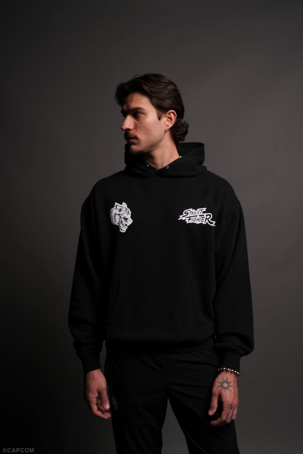 Iron Heart "Pierce" Hoodie in Black - imagem 2
