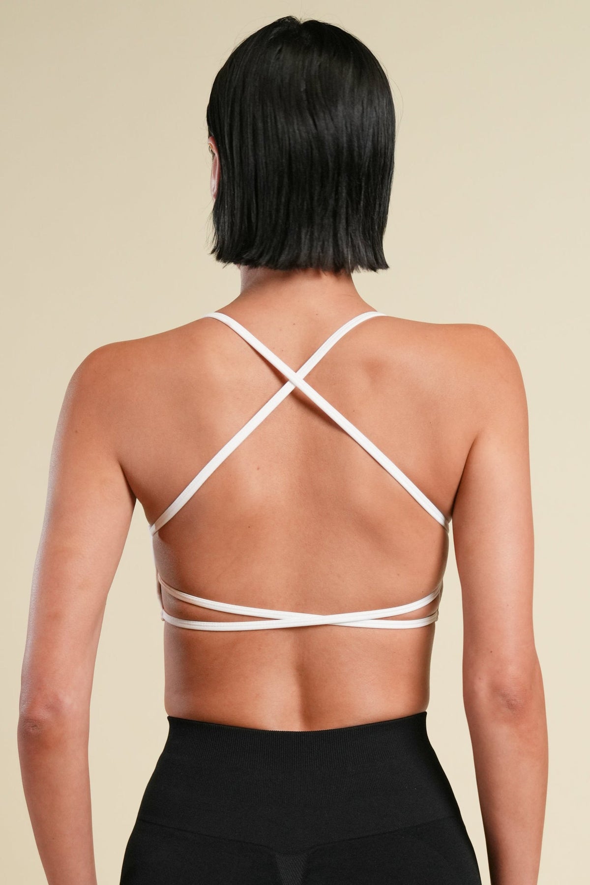 Wolf "Layla" Soft Seamless Bra in Black/White — imagem 2
