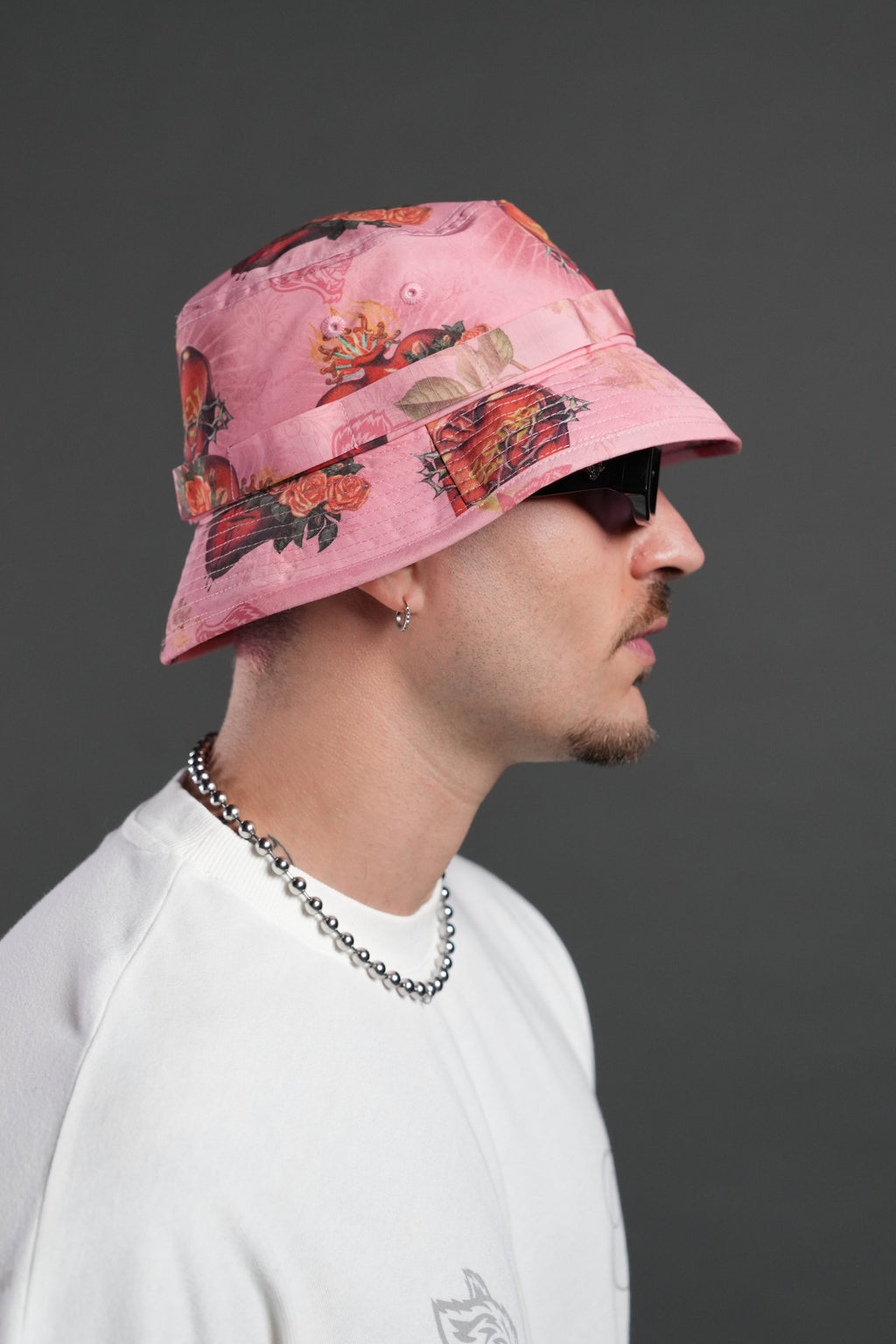 Wolf Patch V2 Boonie Bucket Hat in Corazon de Devocion — imagem 7