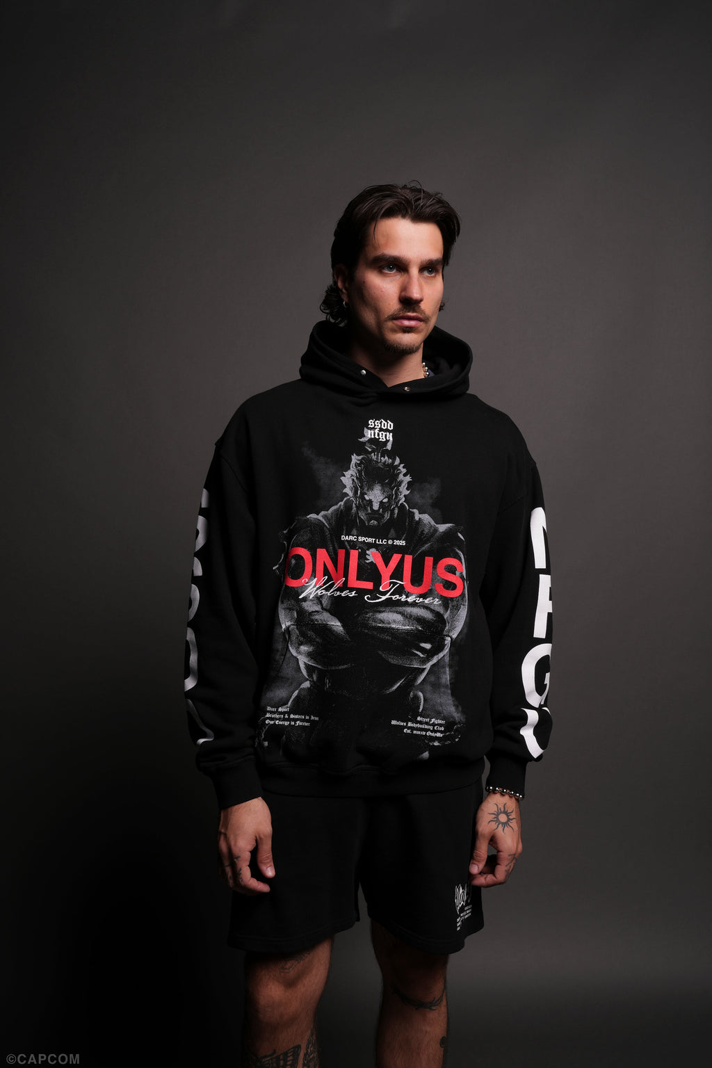 Messatsu "Pierce" Hoodie in Black - imagem 4