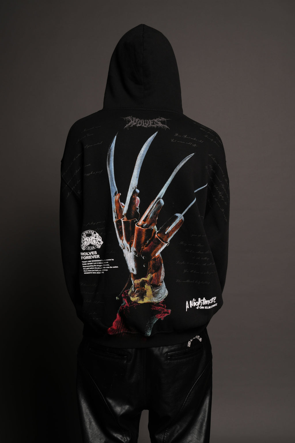 Dont Sleep Pierce Hoodie In Black
