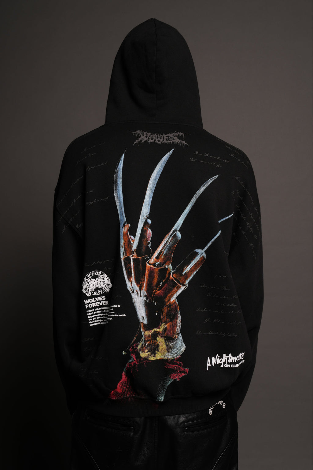 Dont Sleep Pierce Hoodie In Black