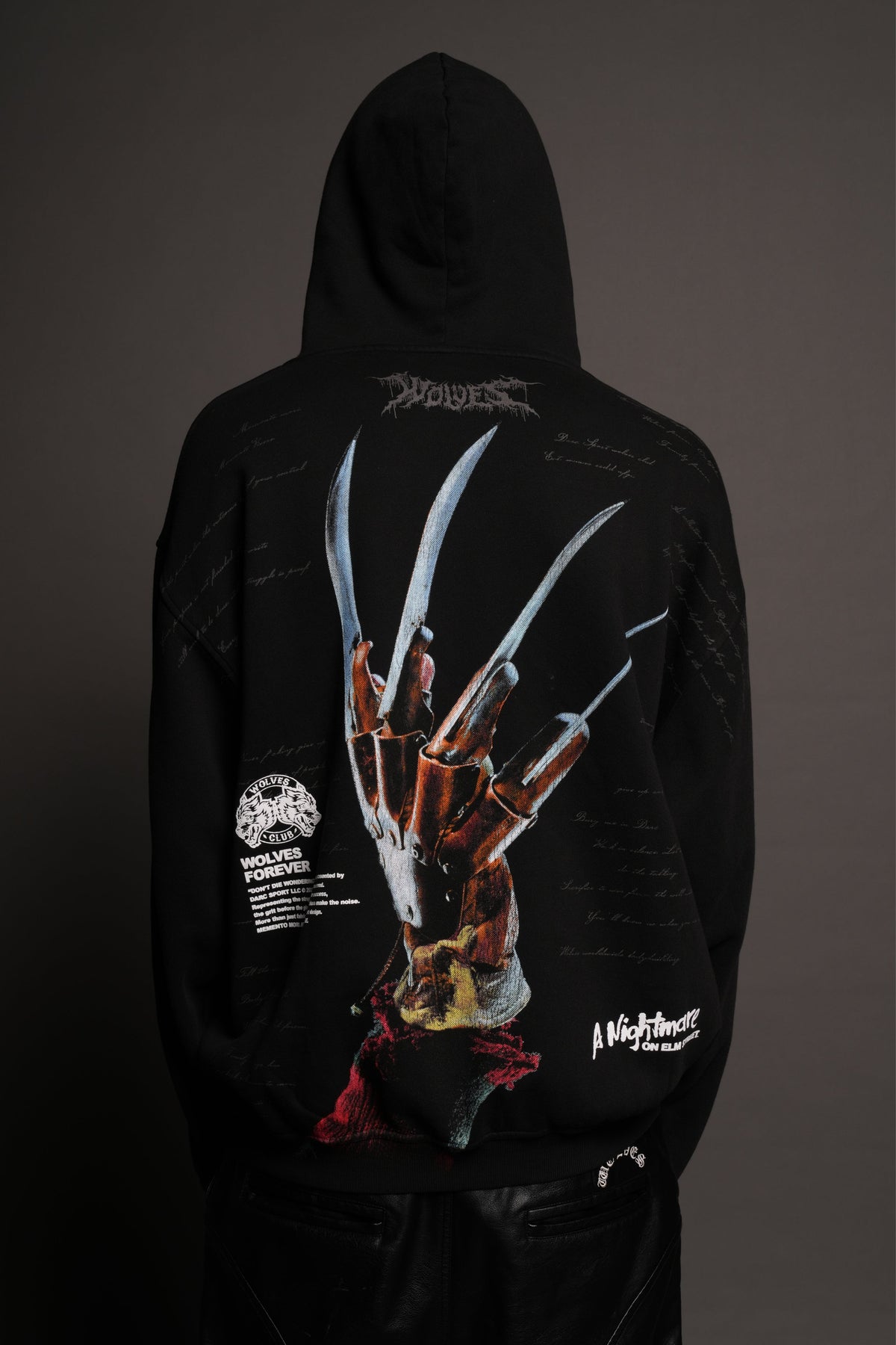 Dont Sleep Pierce Hoodie In Black