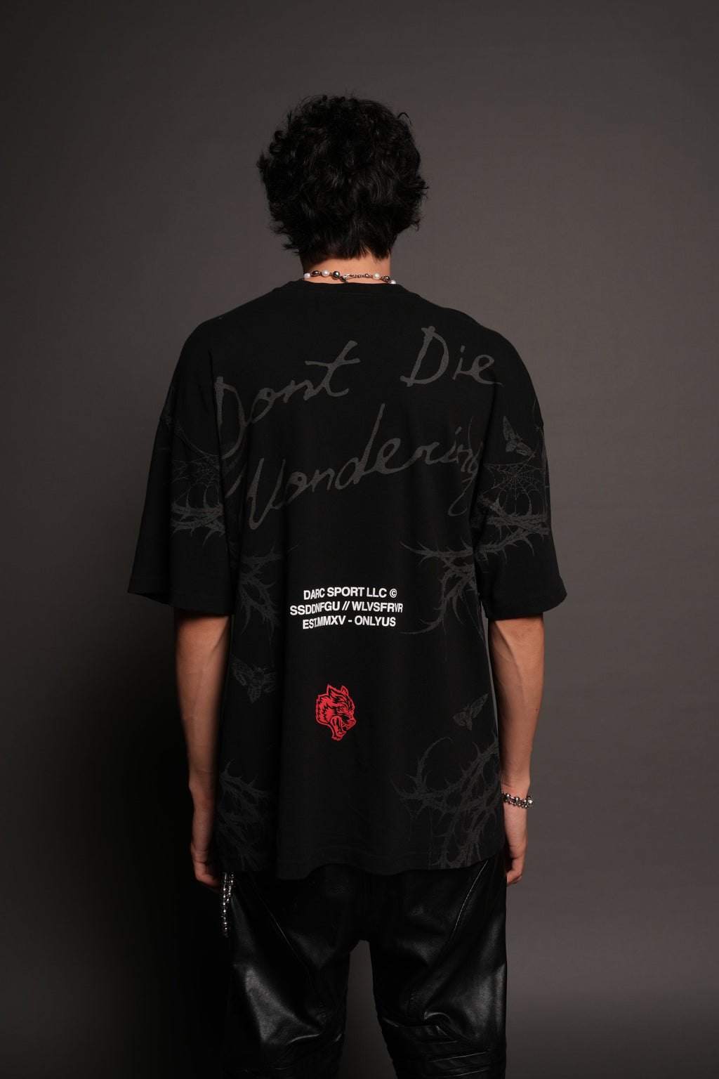 Dont Die Wondering Mystery Tee In Black
