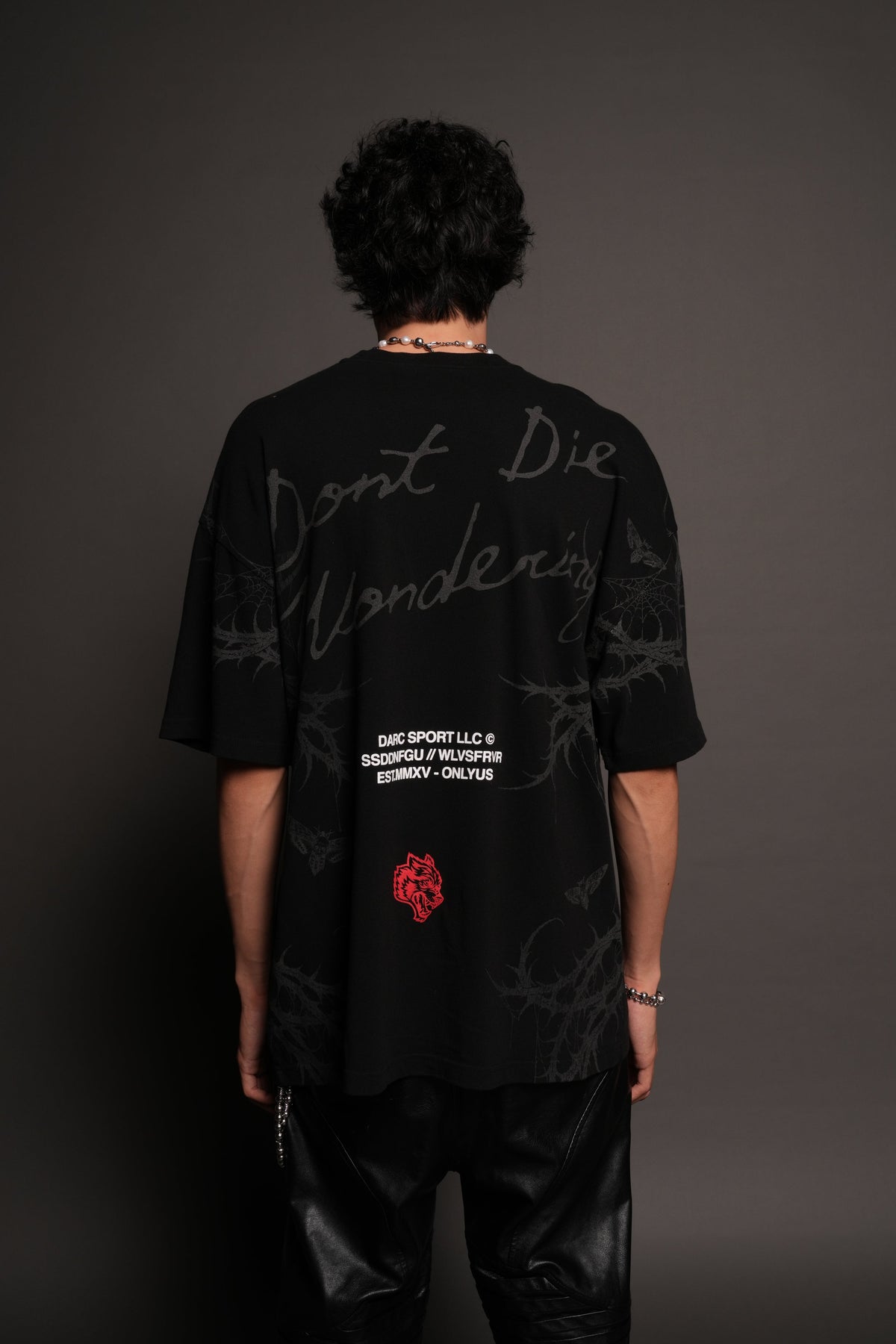 Dont Die Wondering Mystery Tee In Black