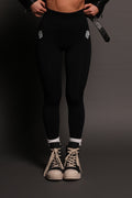 Dual Wolf Skylar Soft Seamless Leggings In Black