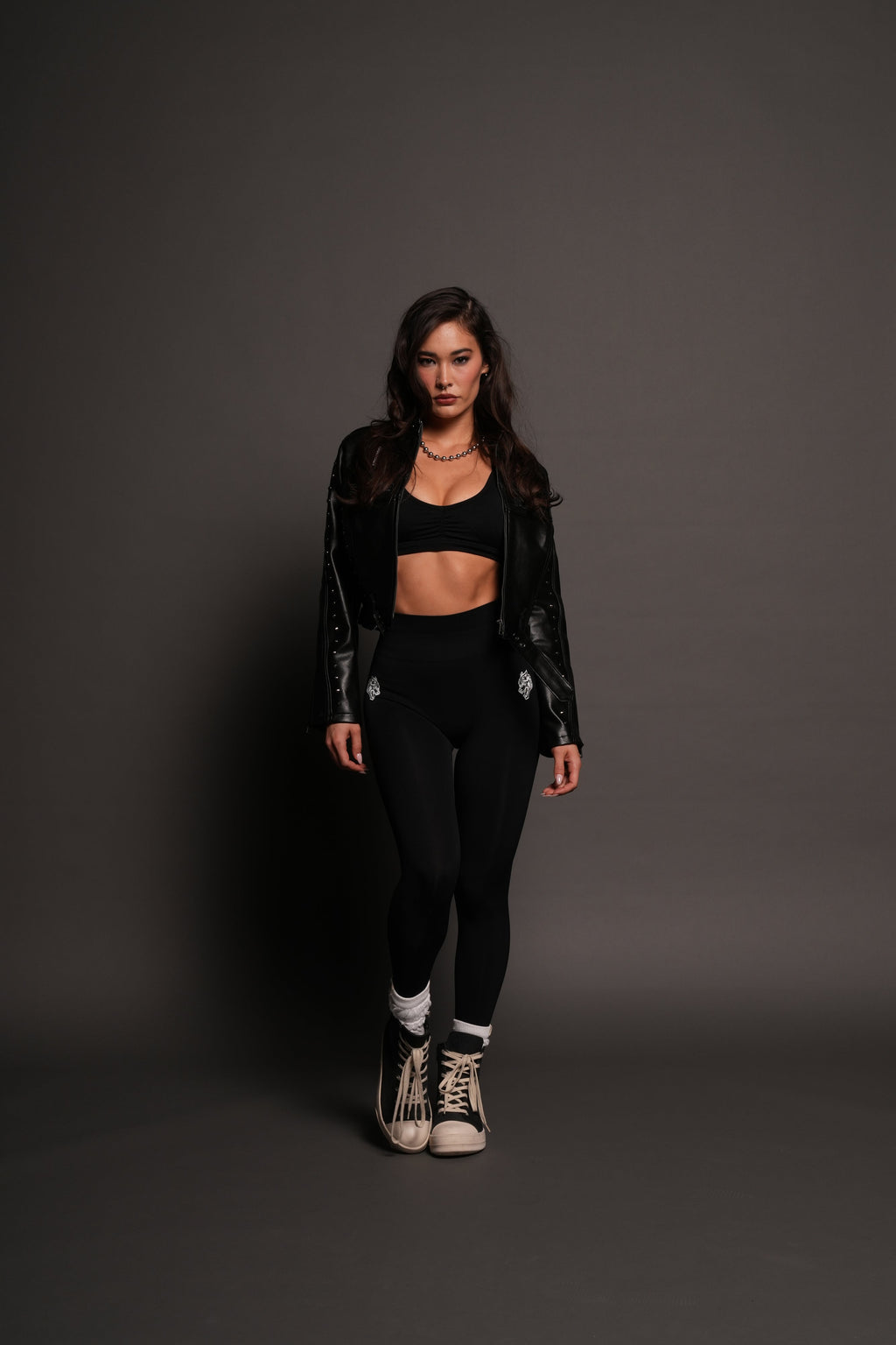 Mori Thorns Letty Moto Jacket In Black/Black
