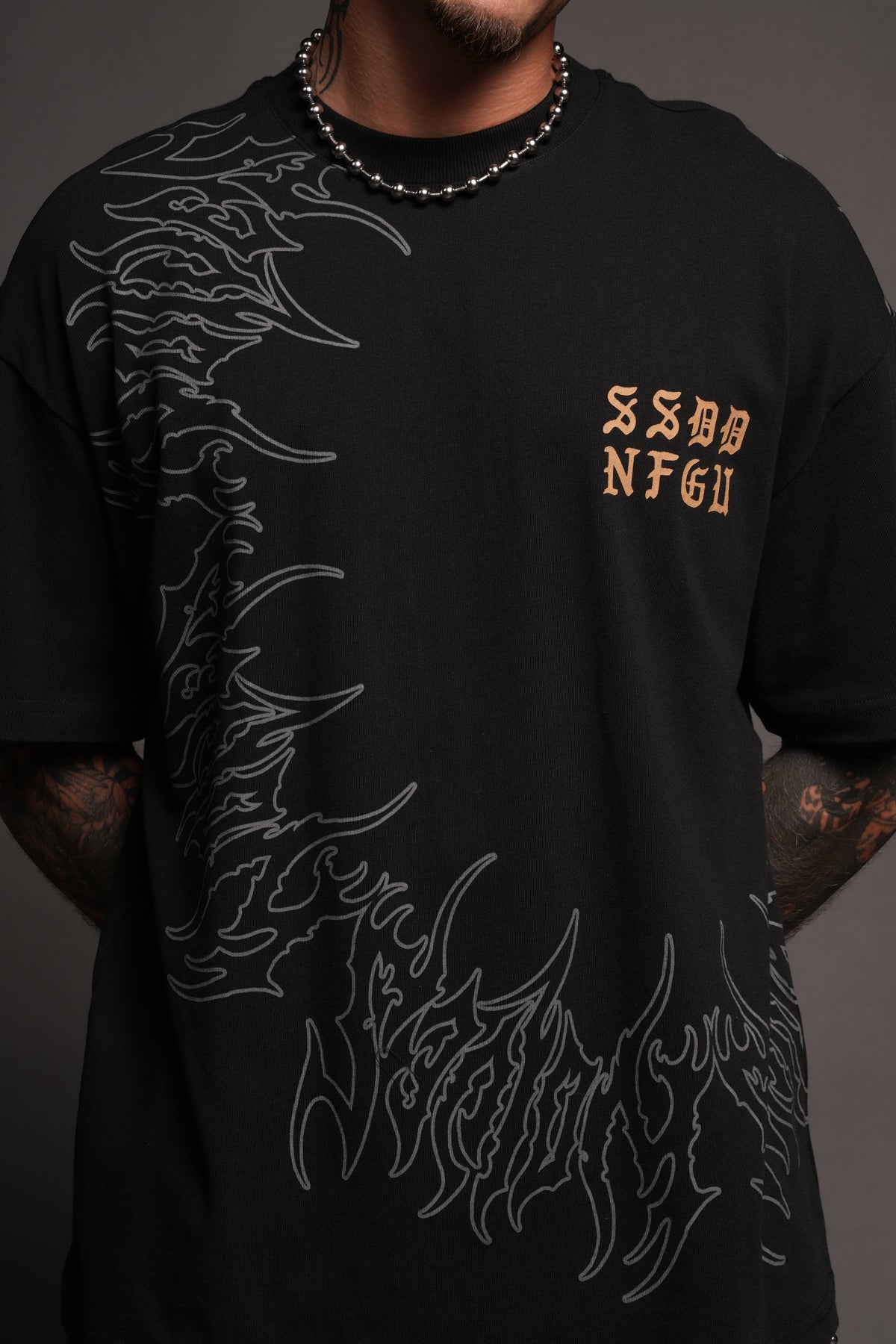 Cherub Hesh Premium Tee In Black - imagem 7