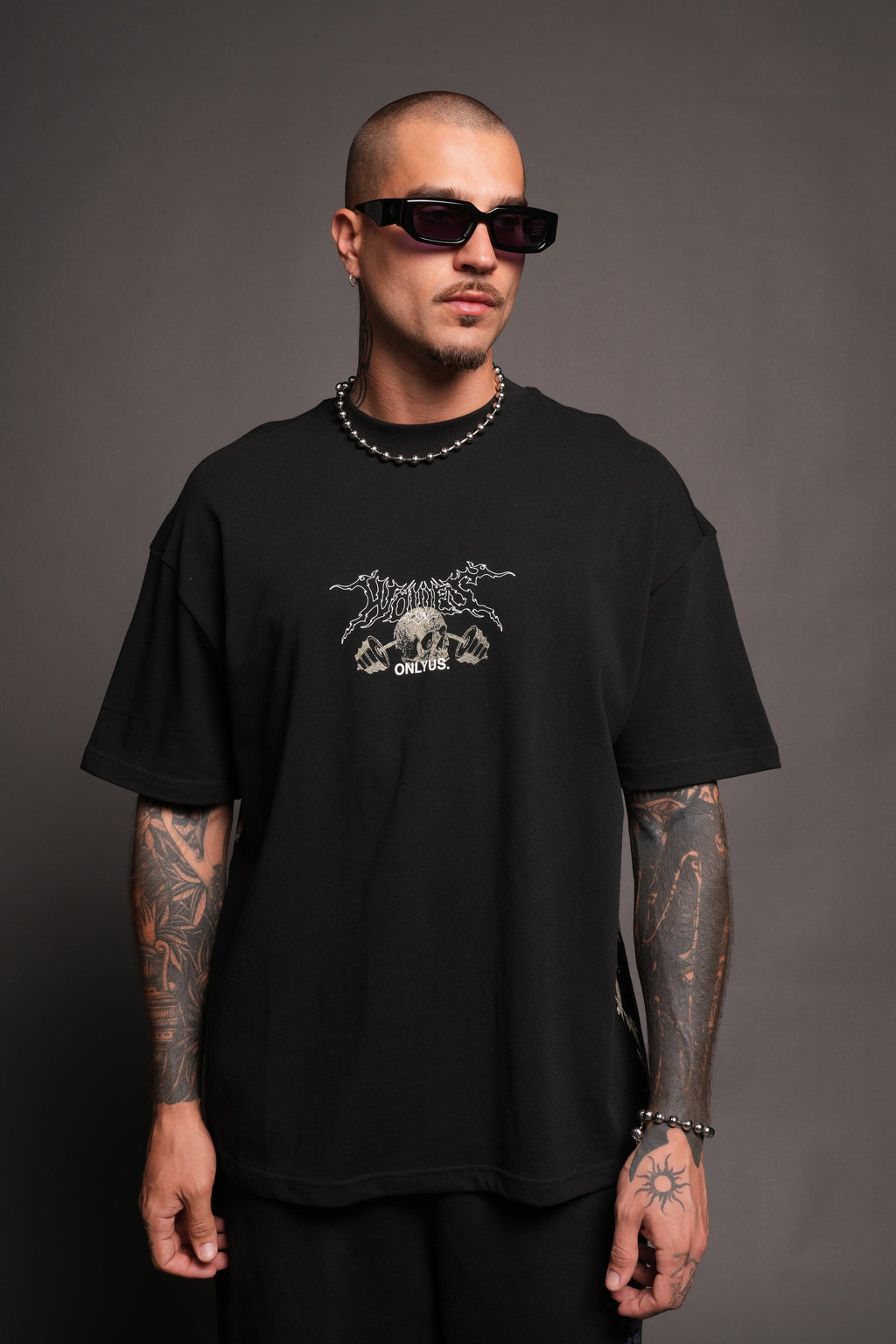 Wolves Bodybuilding Club Premium Tee In Black - imagem 2