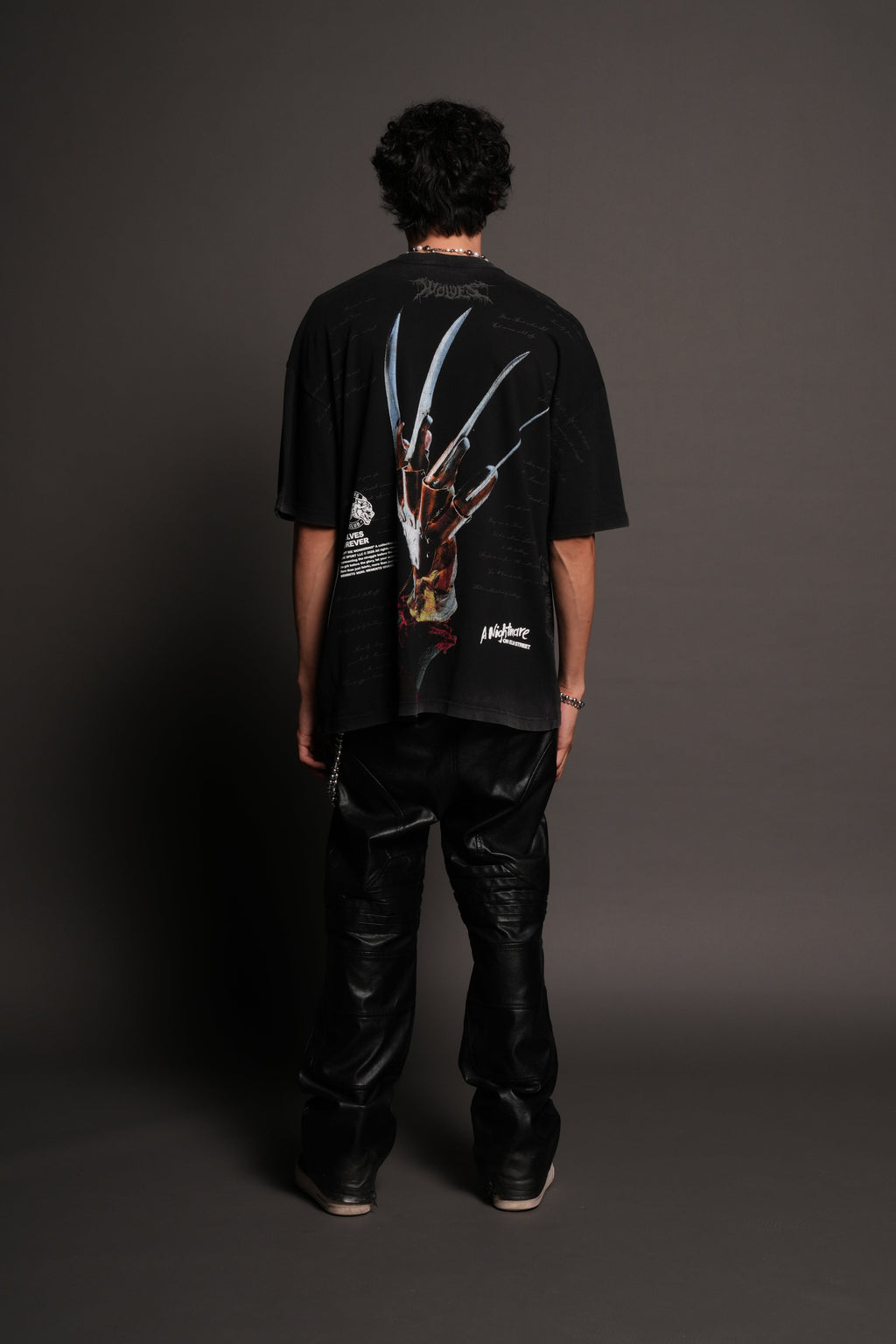 Dont Sleep Premium Oversized Tee In Black