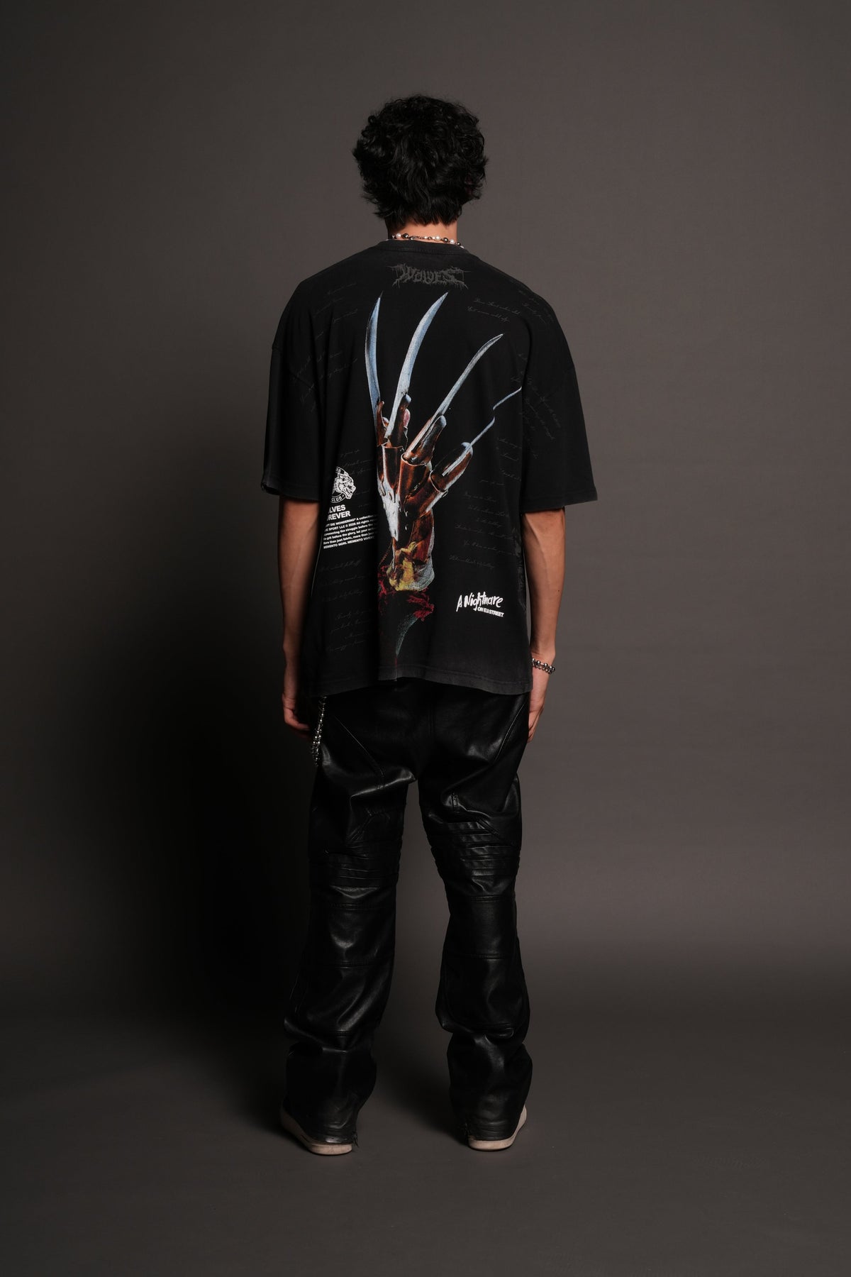 Dont Sleep Premium Oversized Tee In Black