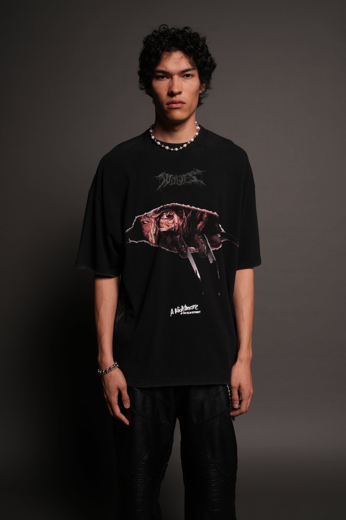 Dont Sleep Premium Oversized Tee In Black