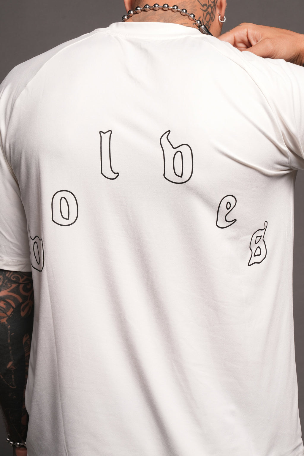 Wolves Pyramid V2 Dry Wolf Raglan Ss Tee In White - imagem 8