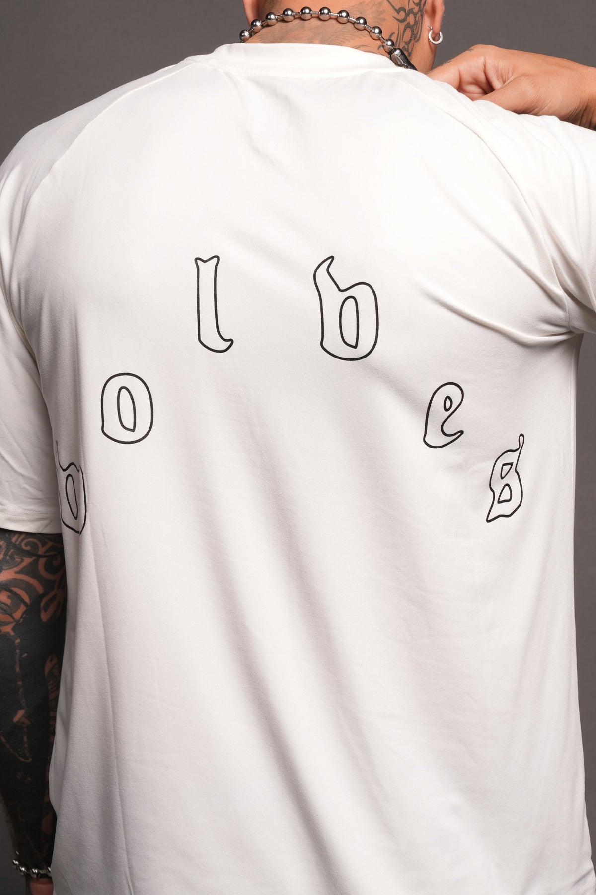 Wolves Pyramid V2 Dry Wolf Raglan Ss Tee In White - imagem 8