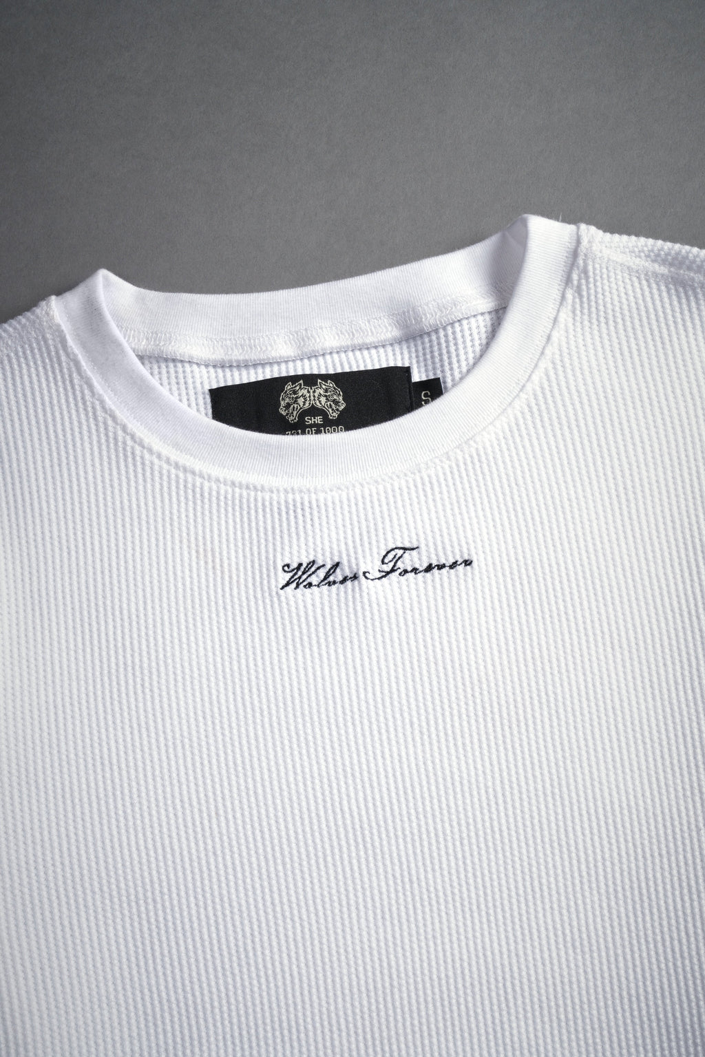 Conquer Cropped Thermal LS in White — imagem 5