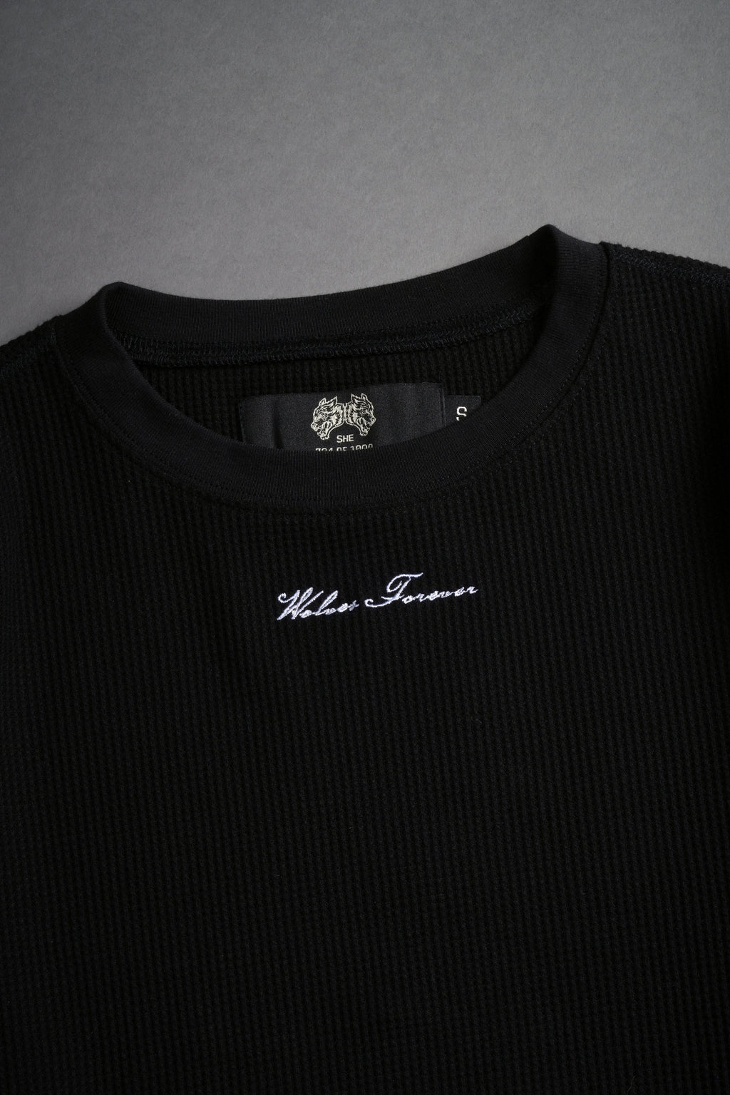 Conquer Cropped Thermal LS in Black — imagem 5