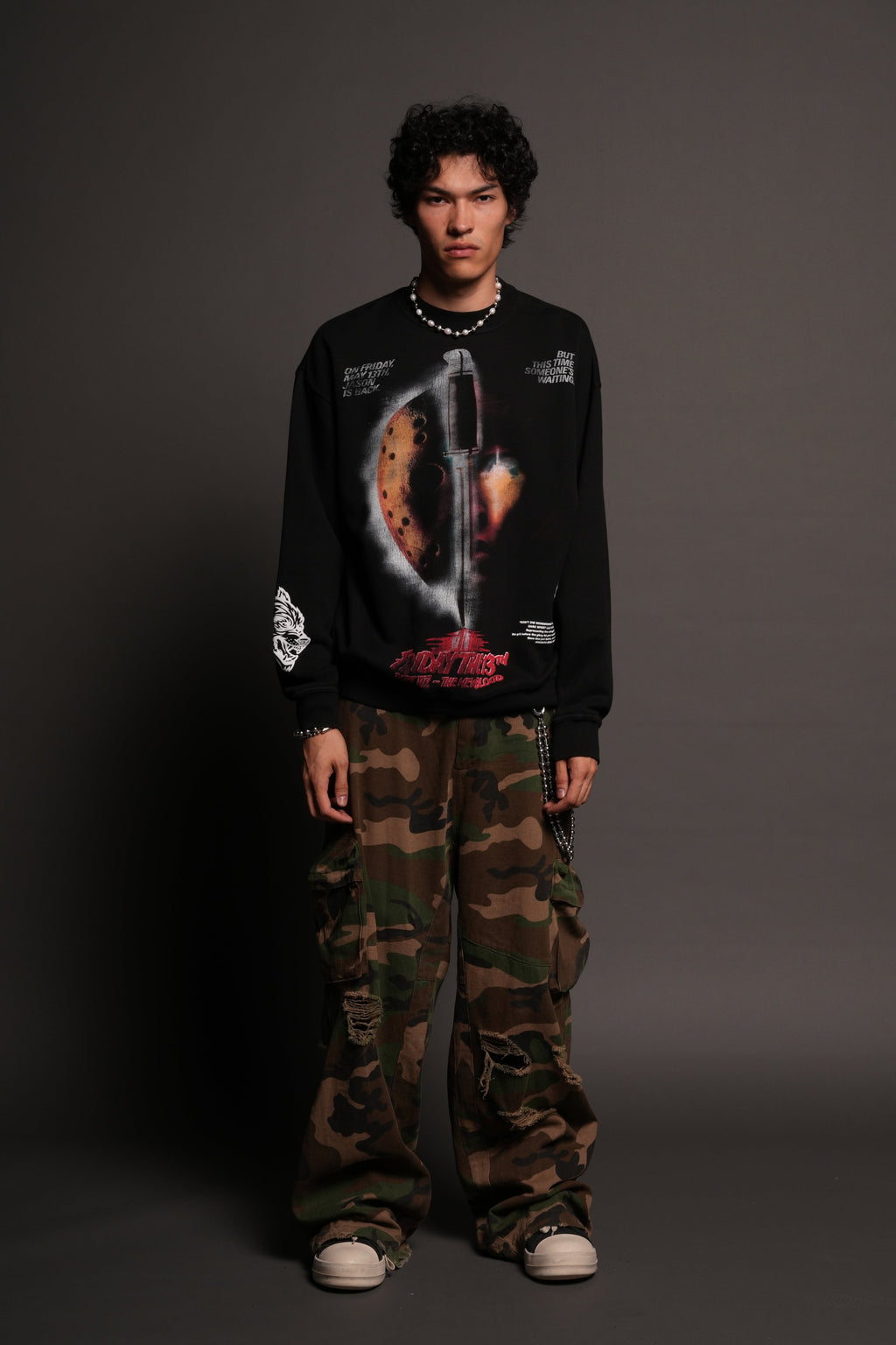 The New Blood London Crewneck In Black