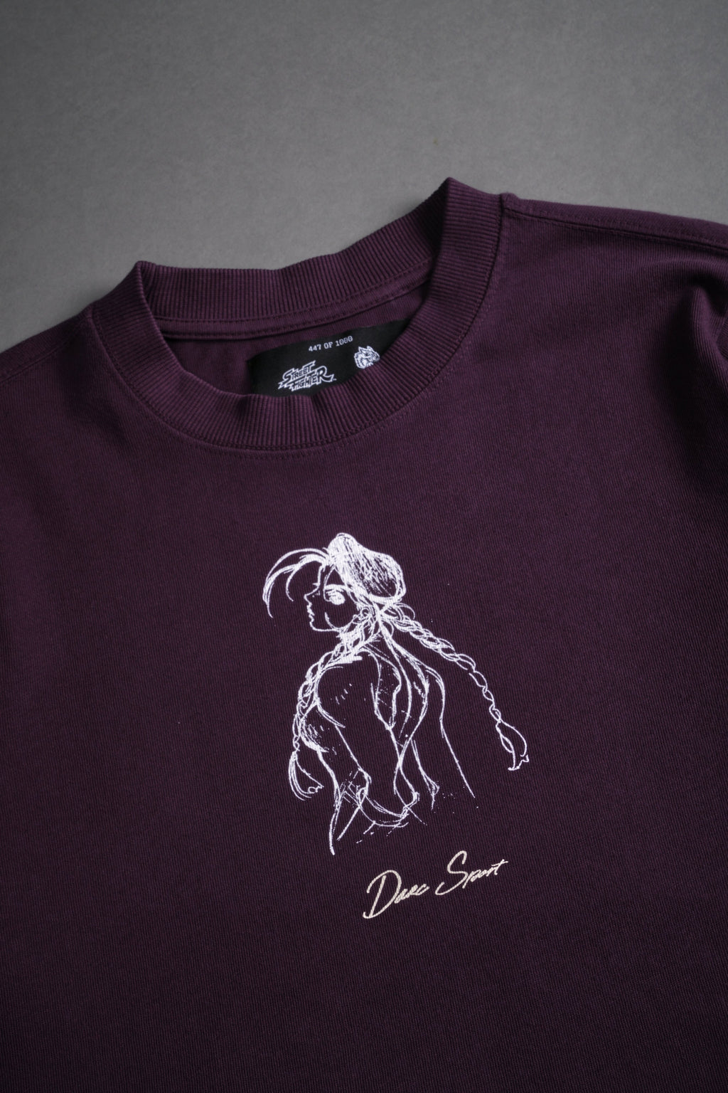 Mission Accomplished "Premium" (Cropped) Tee in Storm Purple - imagem 5