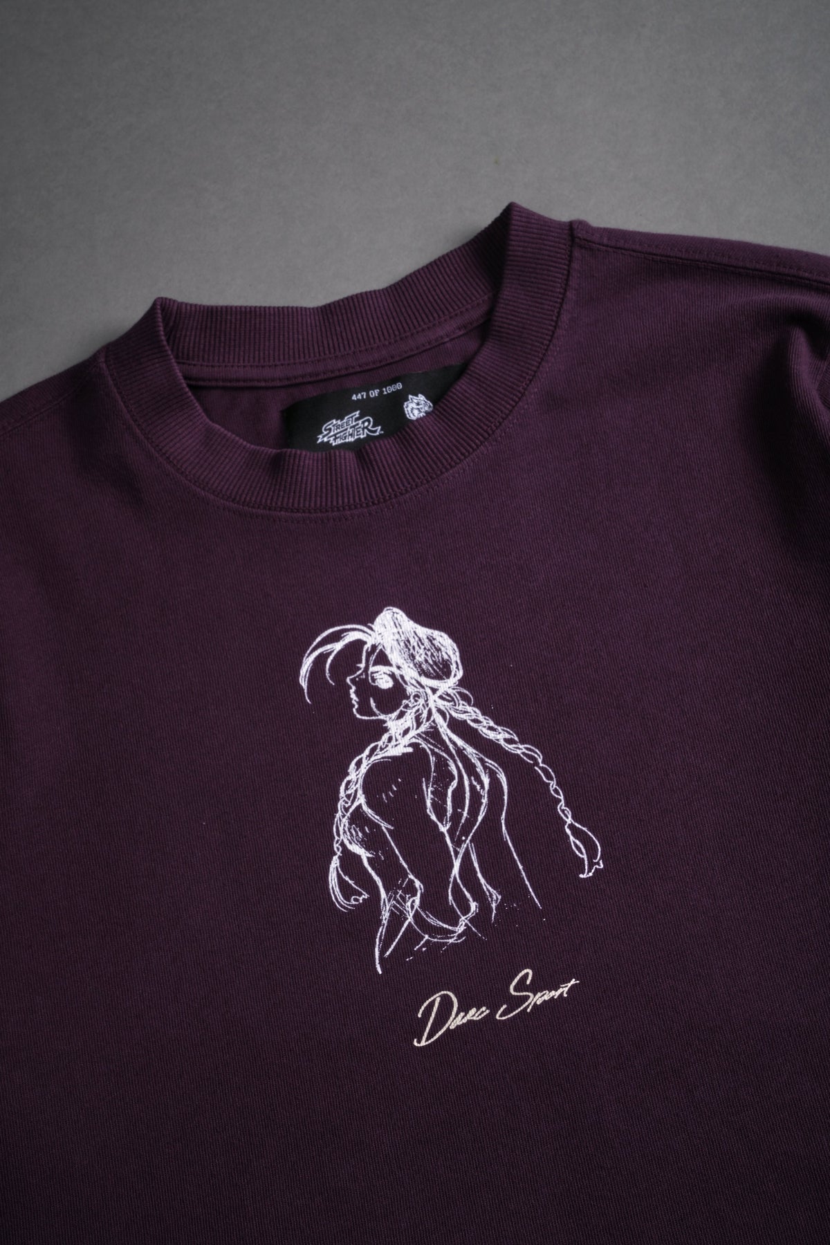 Mission Accomplished "Premium" (Cropped) Tee in Storm Purple - imagem 5