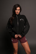 Hesh Chopper Thorns She Everson Mockneck Sweater In Black