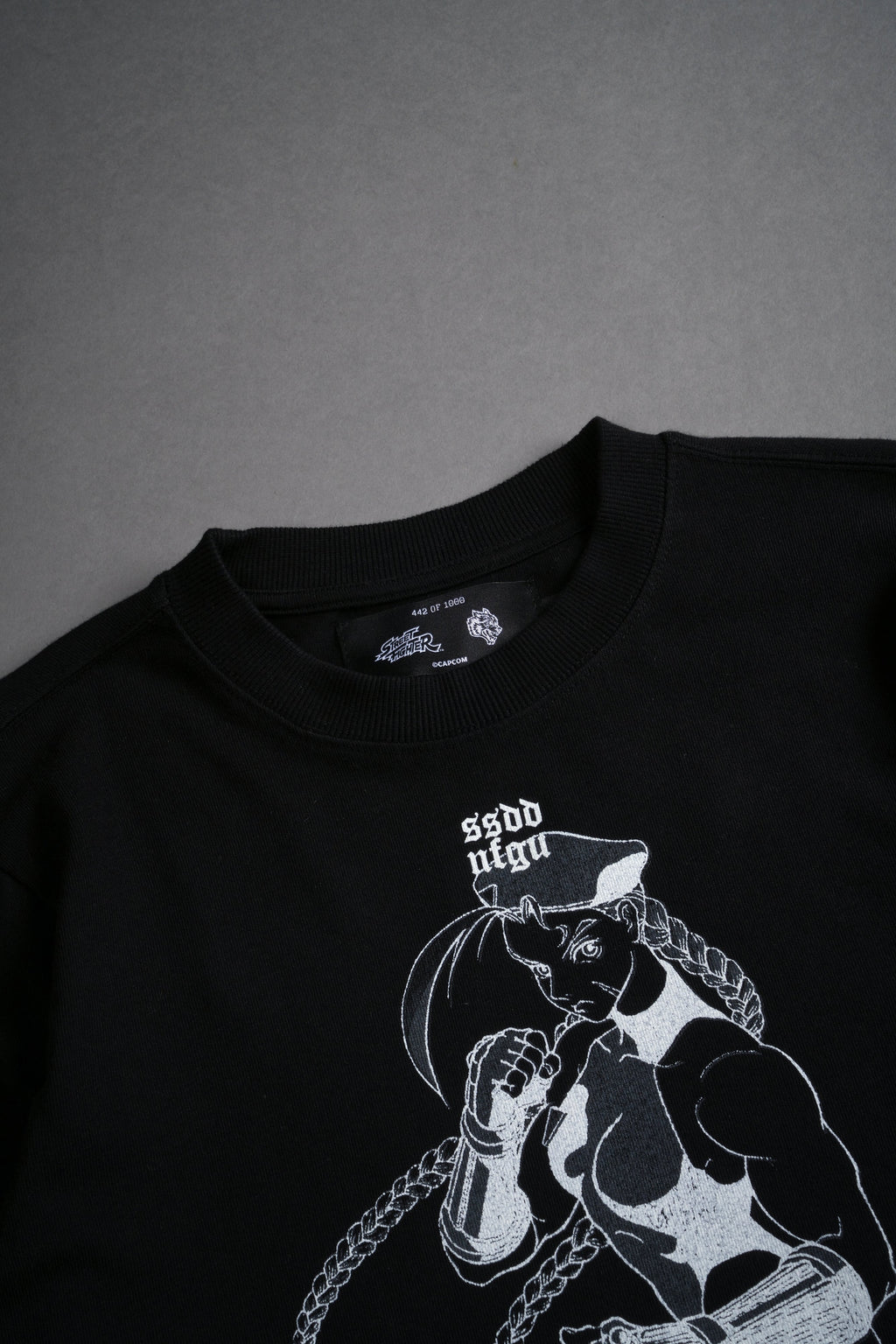Fighter "Premium" (Cropped) L/S Tee in Black - imagem 12