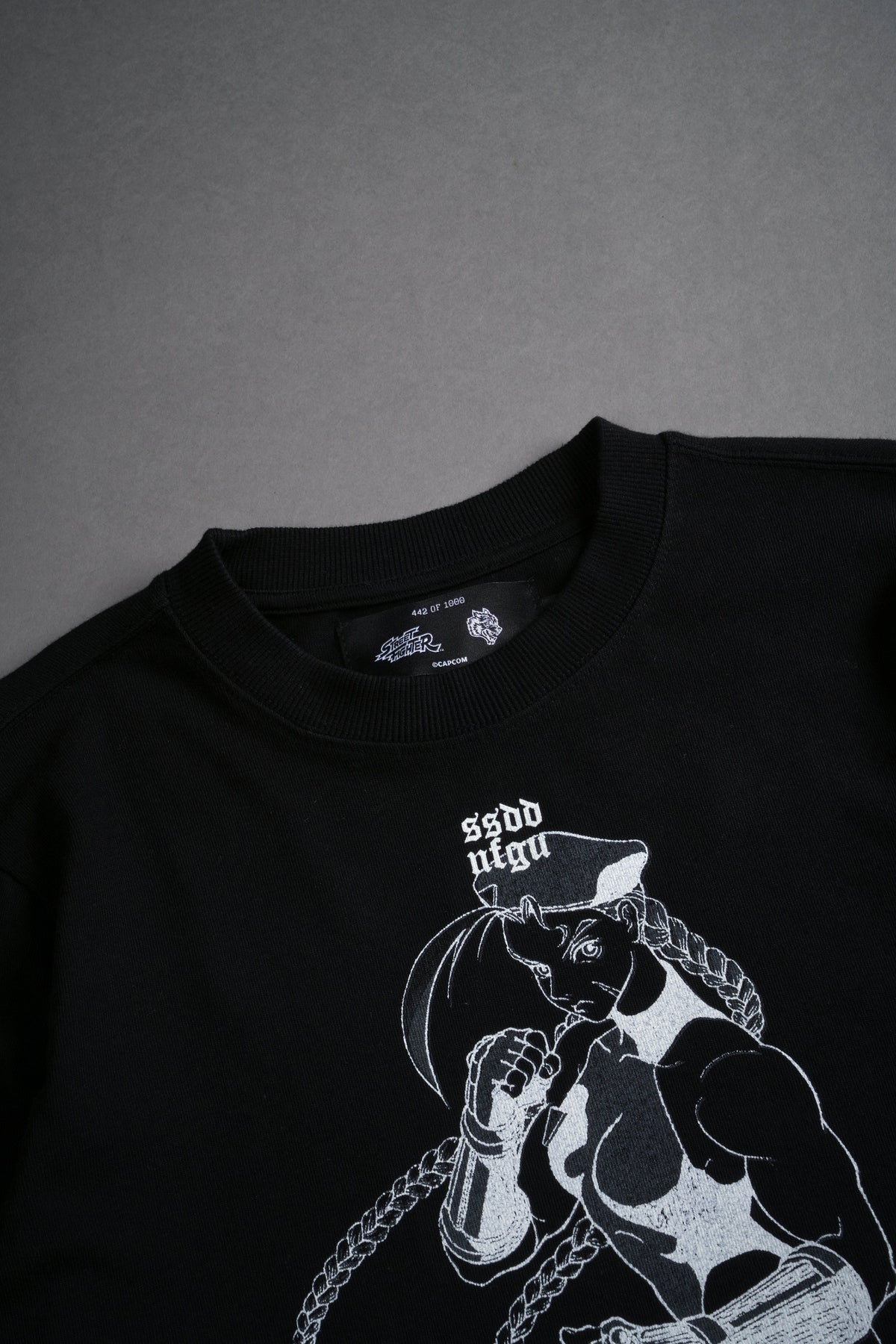 Fighter "Premium" (Cropped) L/S Tee in Black - imagem 12