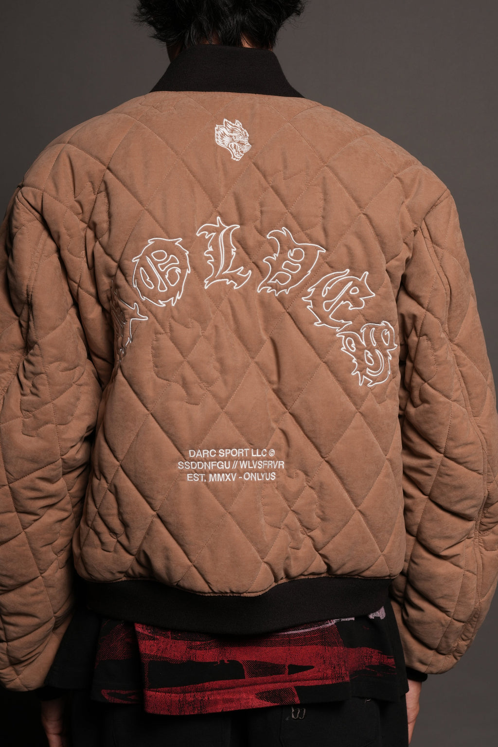 Jason Frvr Cloud Quilted Reversible Bomber Jacket In Dover Green/Taupe