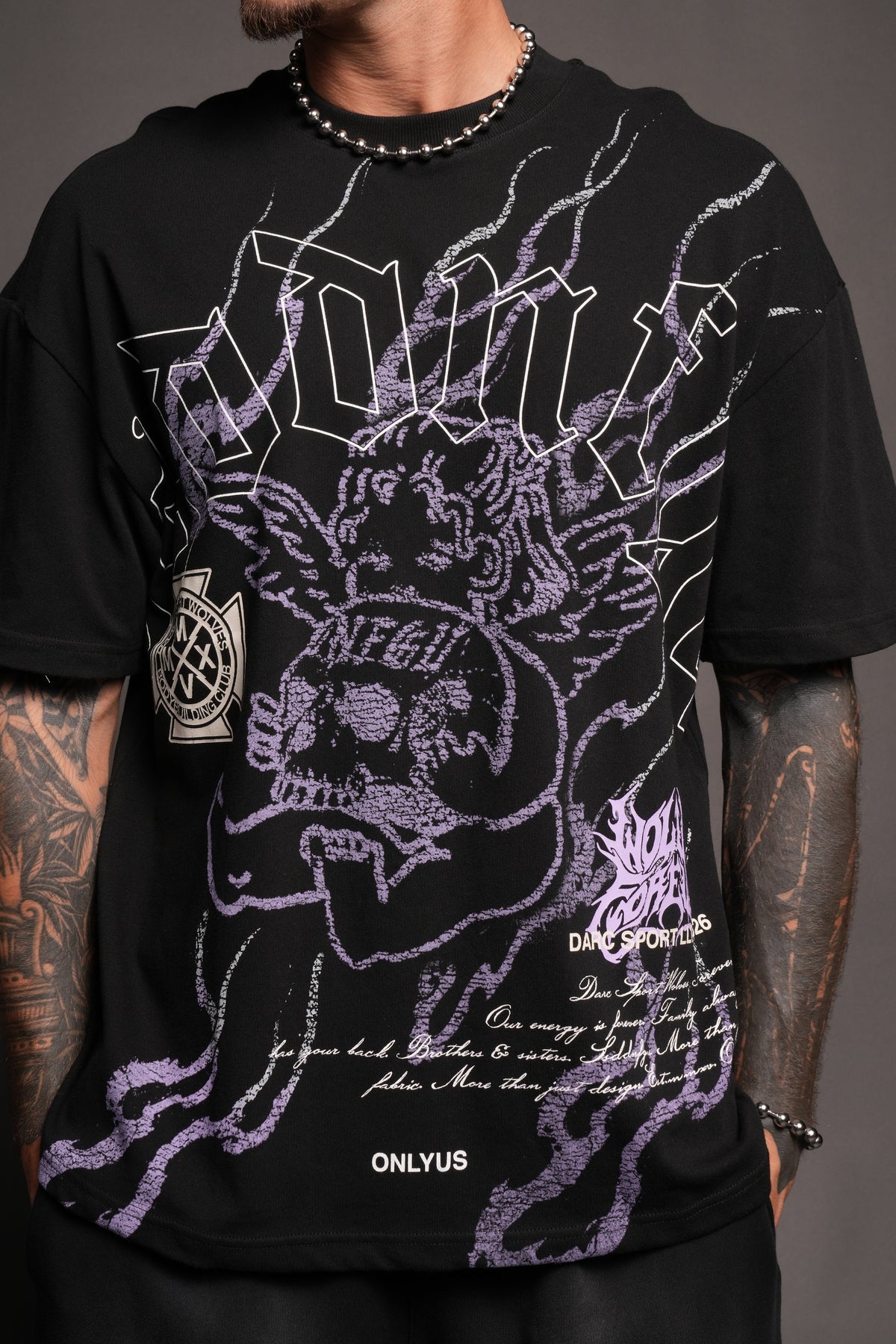 Cherub Flame Premium Tee In Black - imagem 8