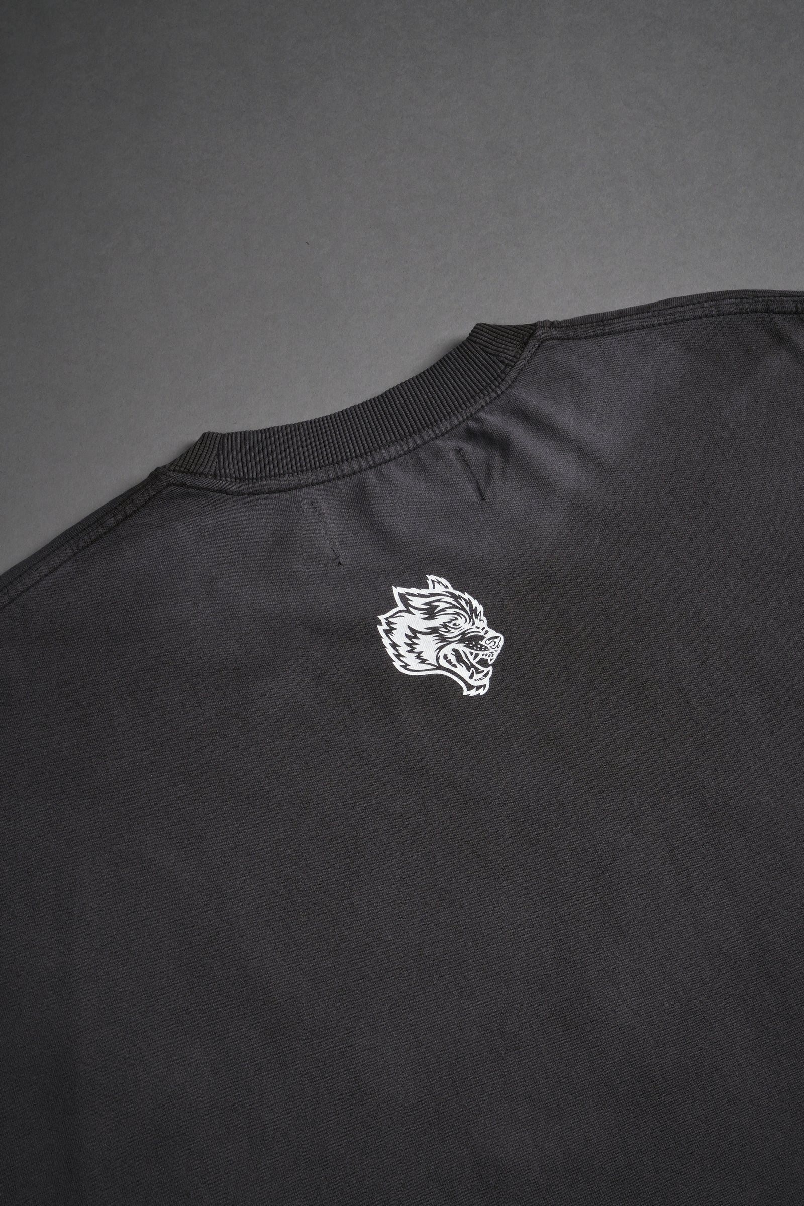 SINCE DAY ONE "GRUNGE" CUT OFF TEE IN WOLF GRAY DRIFT WASH