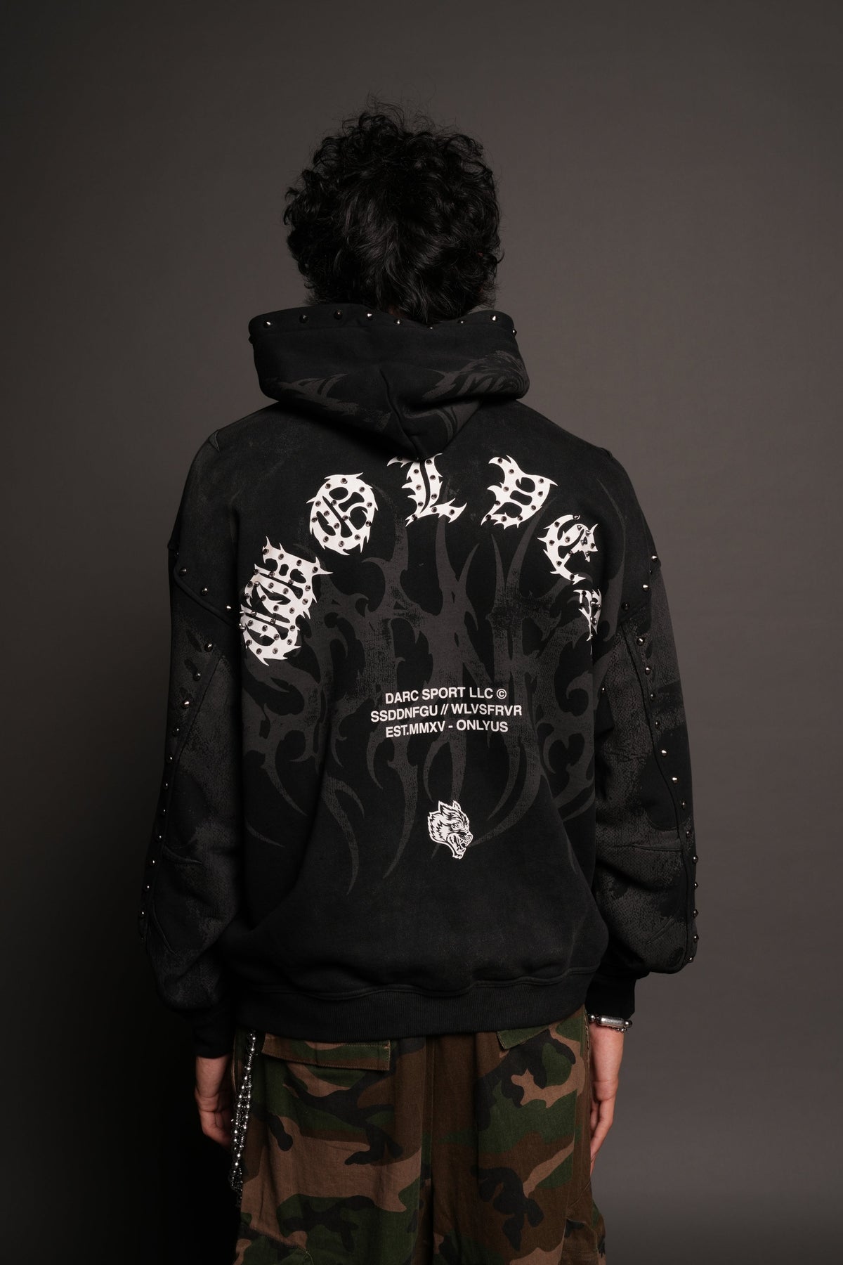 Jason Forever Cornell Hoodie In Black Super Sun Fade