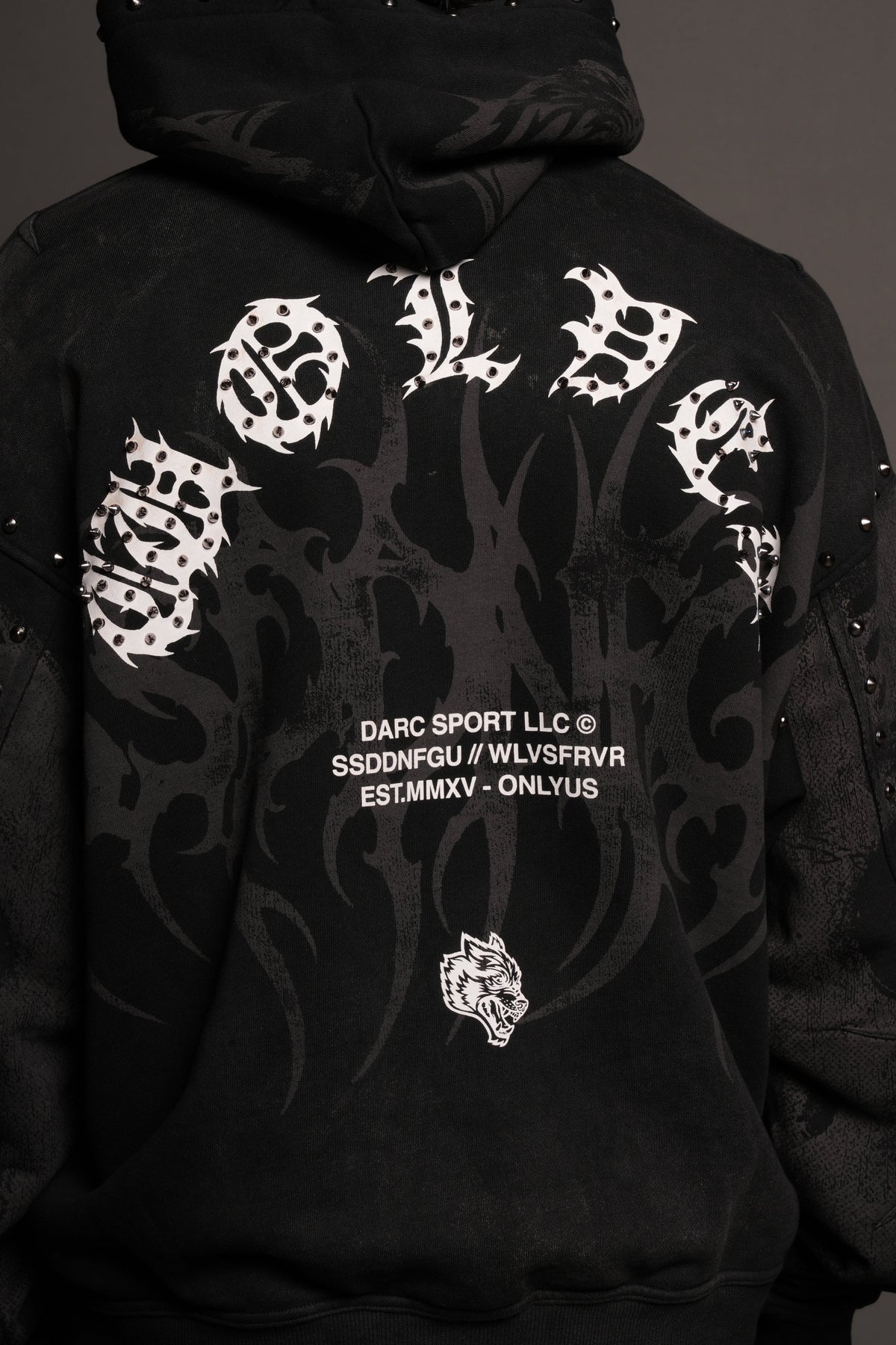 Jason Forever Cornell Hoodie In Black Super Sun Fade