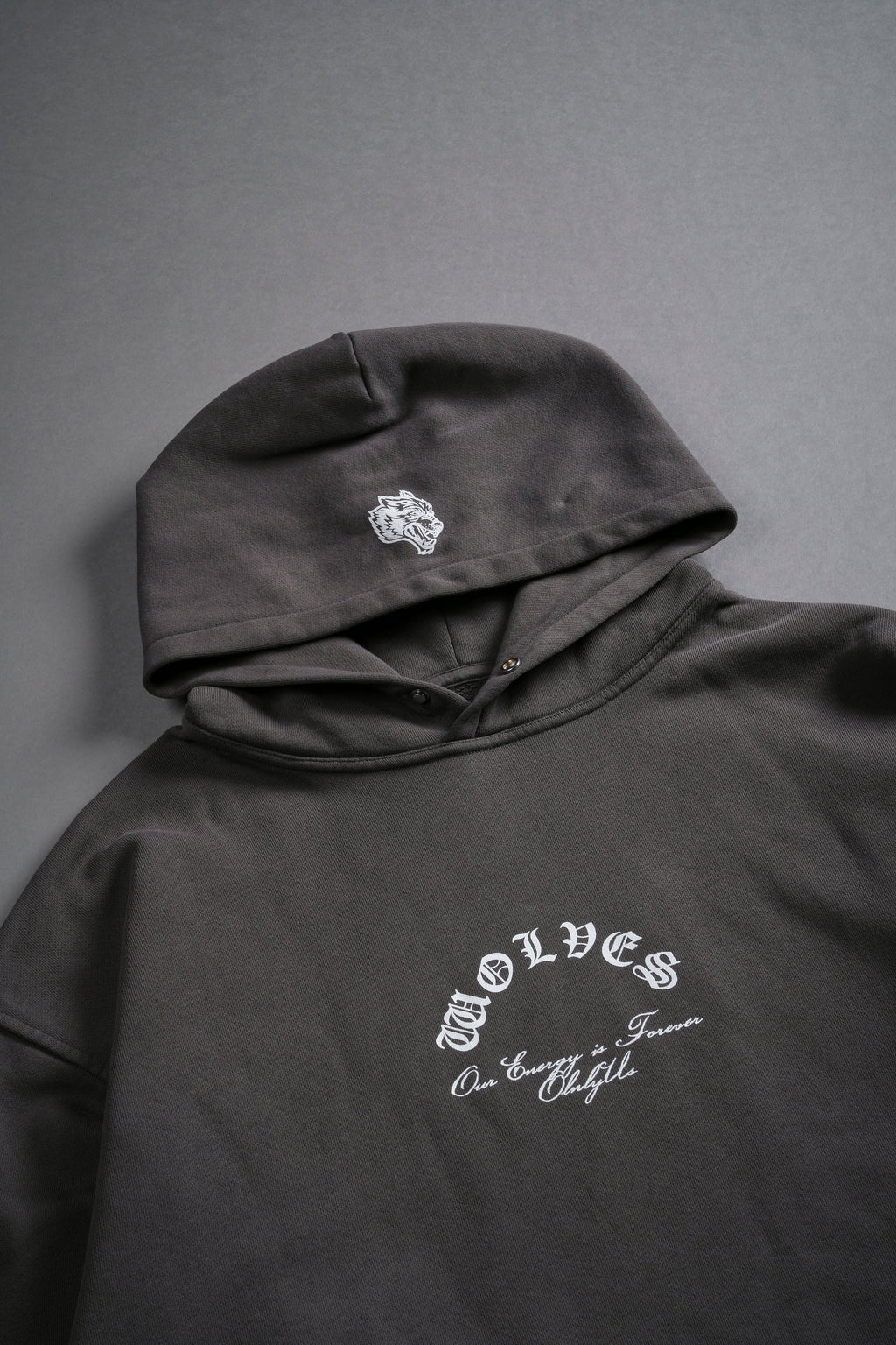 Victory Or Valhalla "Pierce" Hoodie in Wolf Gray — imagem 3