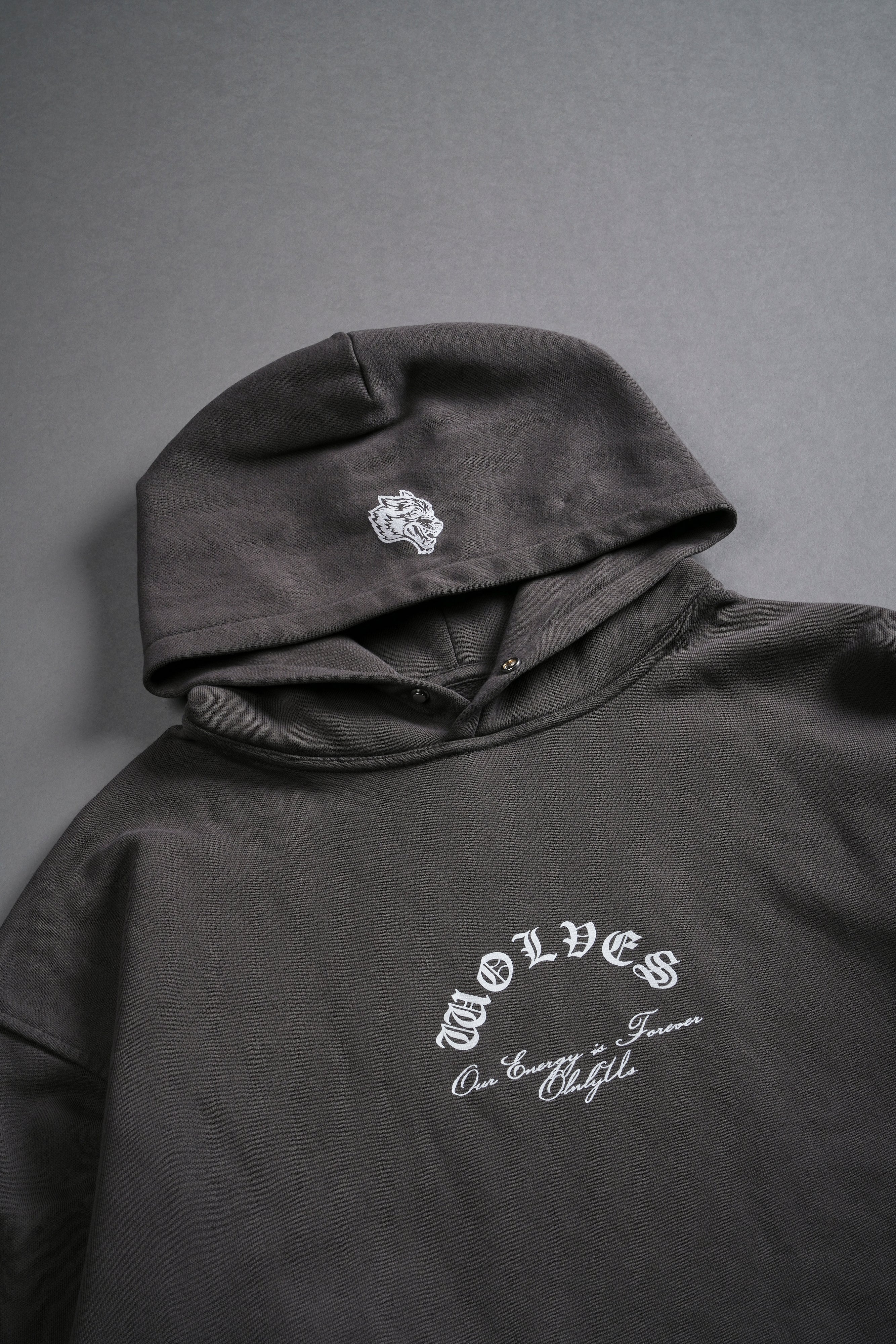 Victory Or Valhalla "Pierce" Hoodie in Wolf Gray — imagem 3