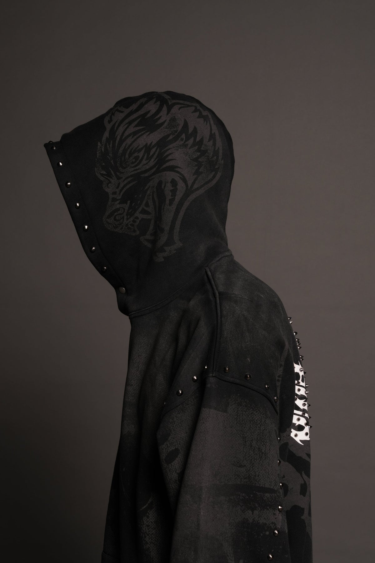 Jason Forever Cornell Hoodie In Black Super Sun Fade