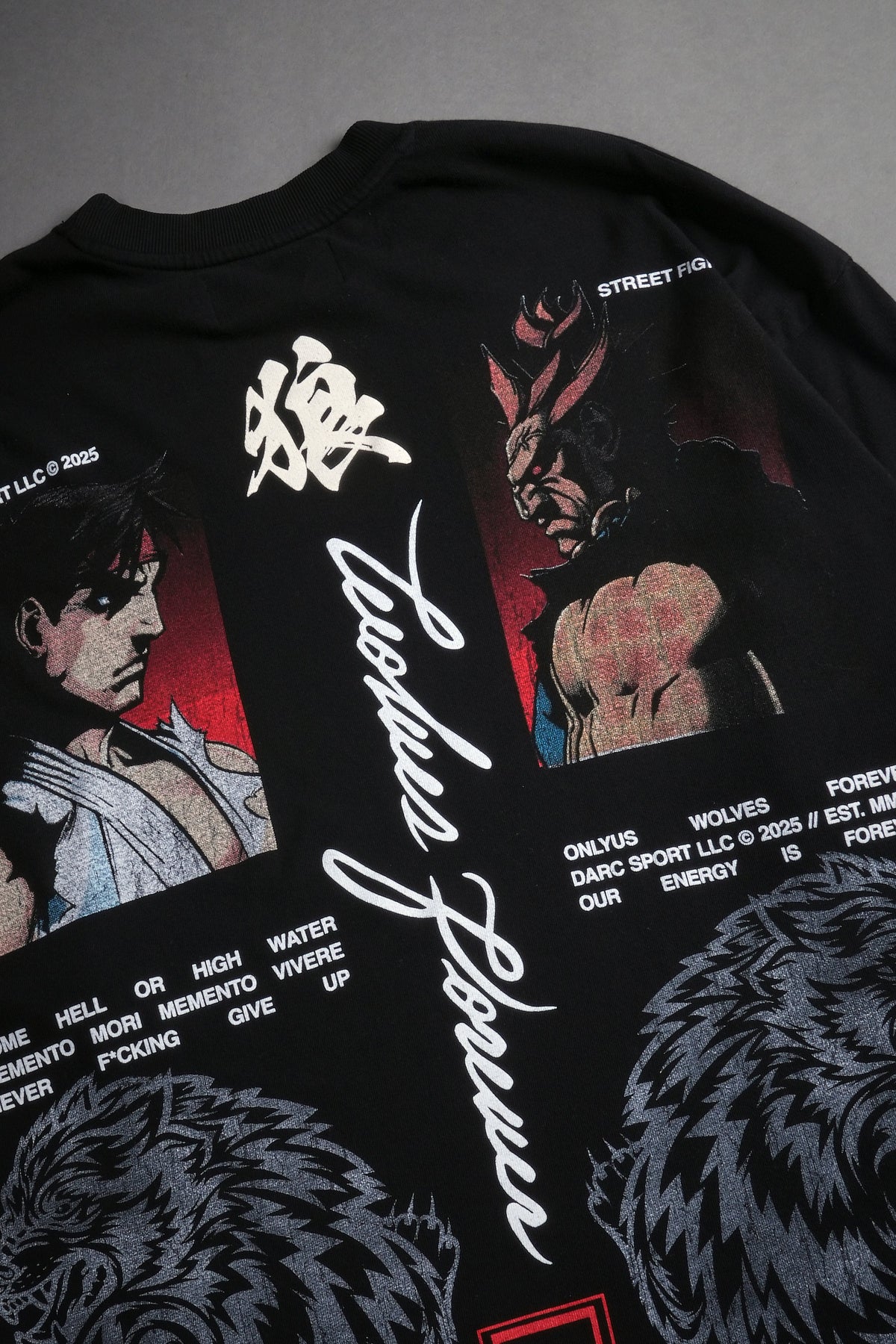 Ultimate Battle Premium Oversized Tee In Black - imagem 6