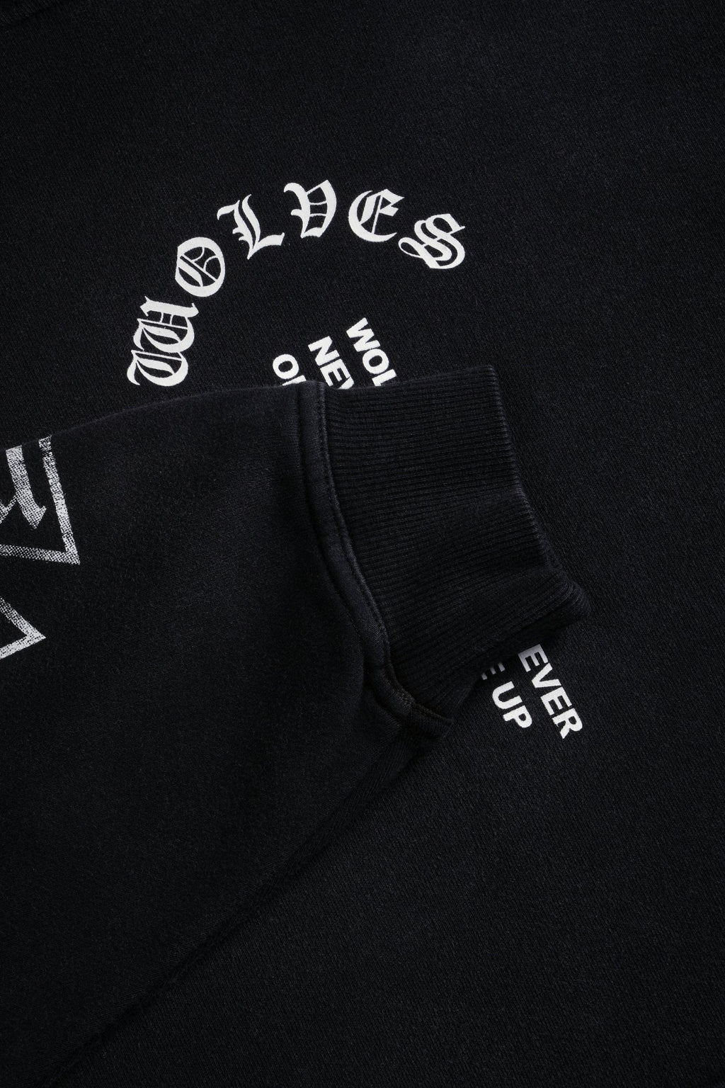 FULL SEND "PIERCE" HOODIE IN BLACK DRIFT WASH