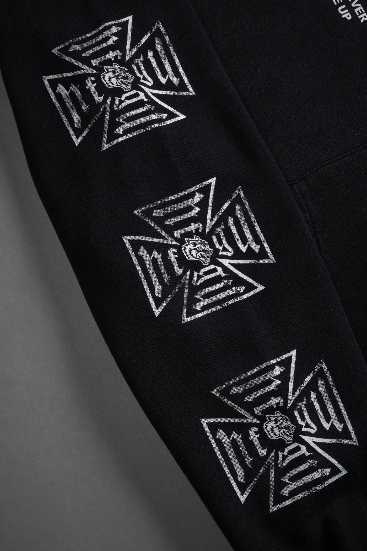 FULL SEND "PIERCE" HOODIE IN BLACK DRIFT WASH