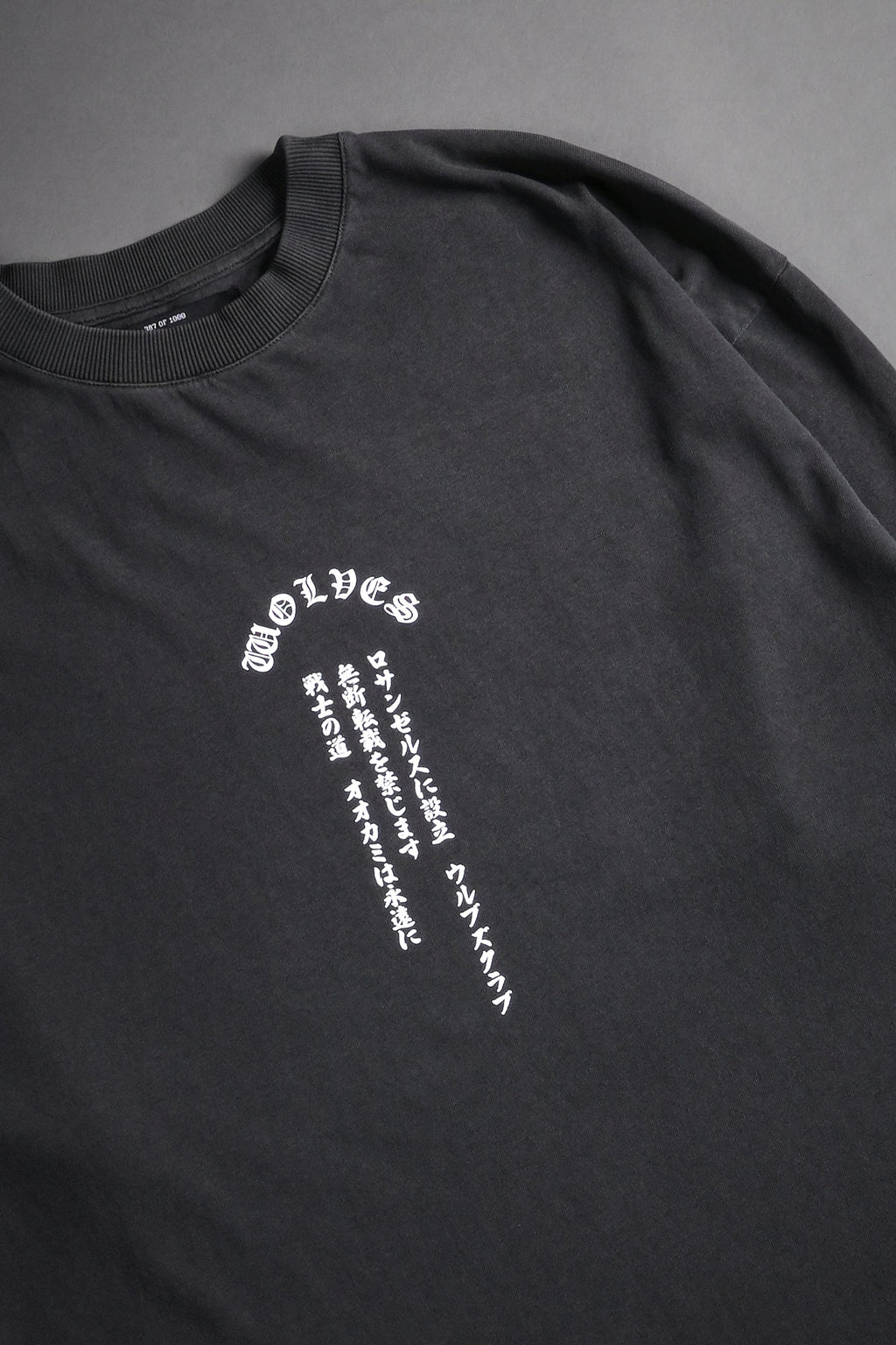 Ultimate Battle "Premium" Oversized Tee in Wolf Gray - imagem 4