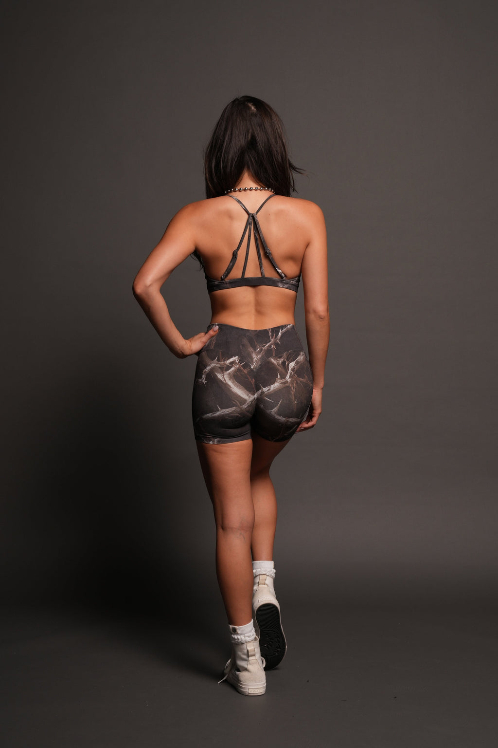 Wolves Evey Seamless Bra In Darc Thorns