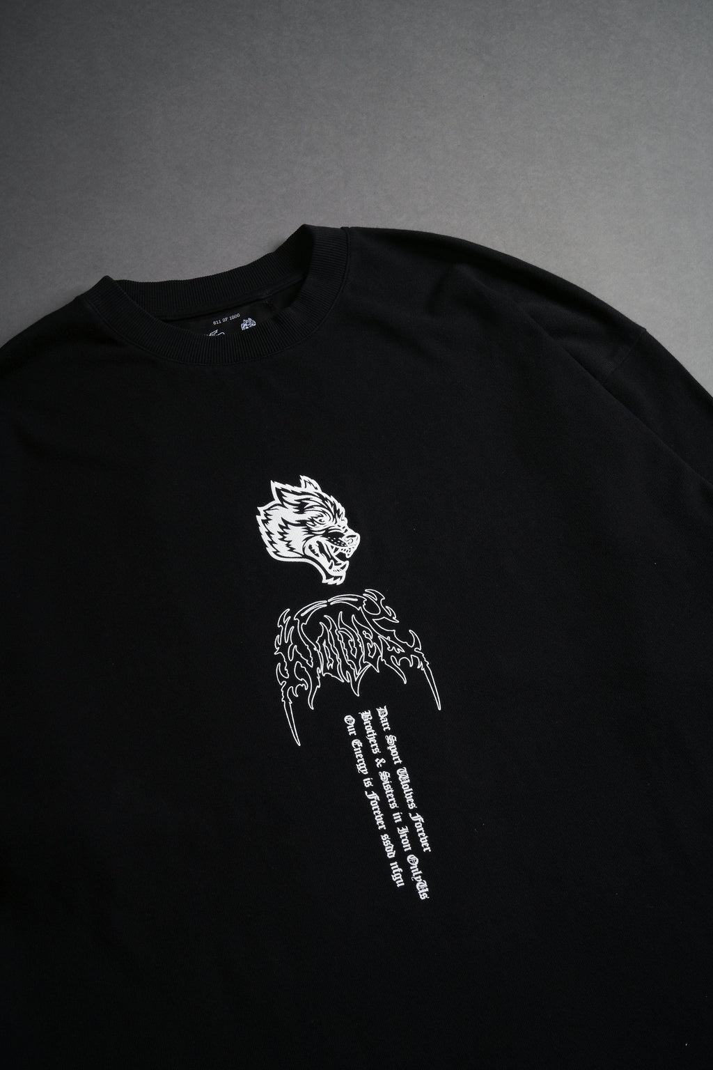 Akuma Forever "Premium" Oversized Tee in Black - imagem 4