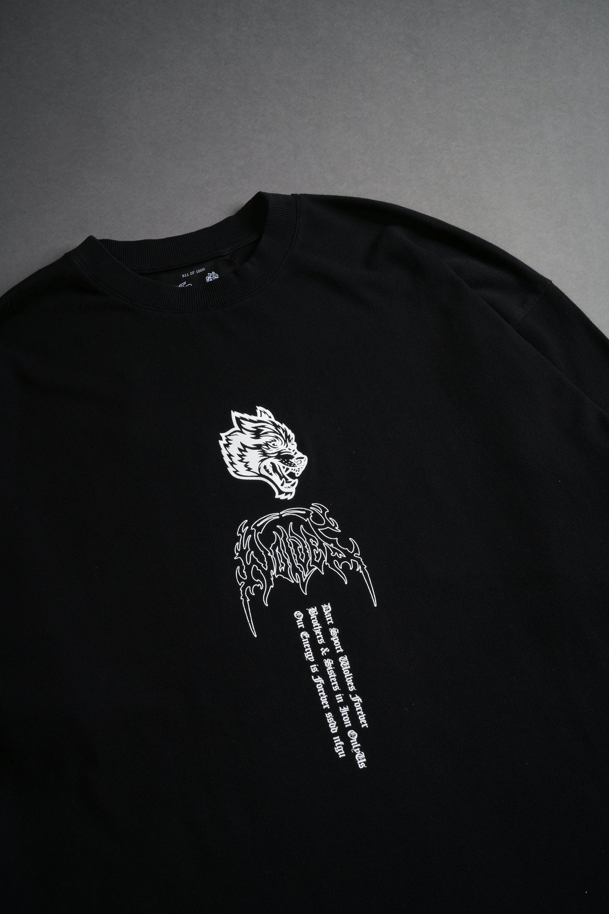 Akuma Forever "Premium" Oversized Tee in Black - imagem 4