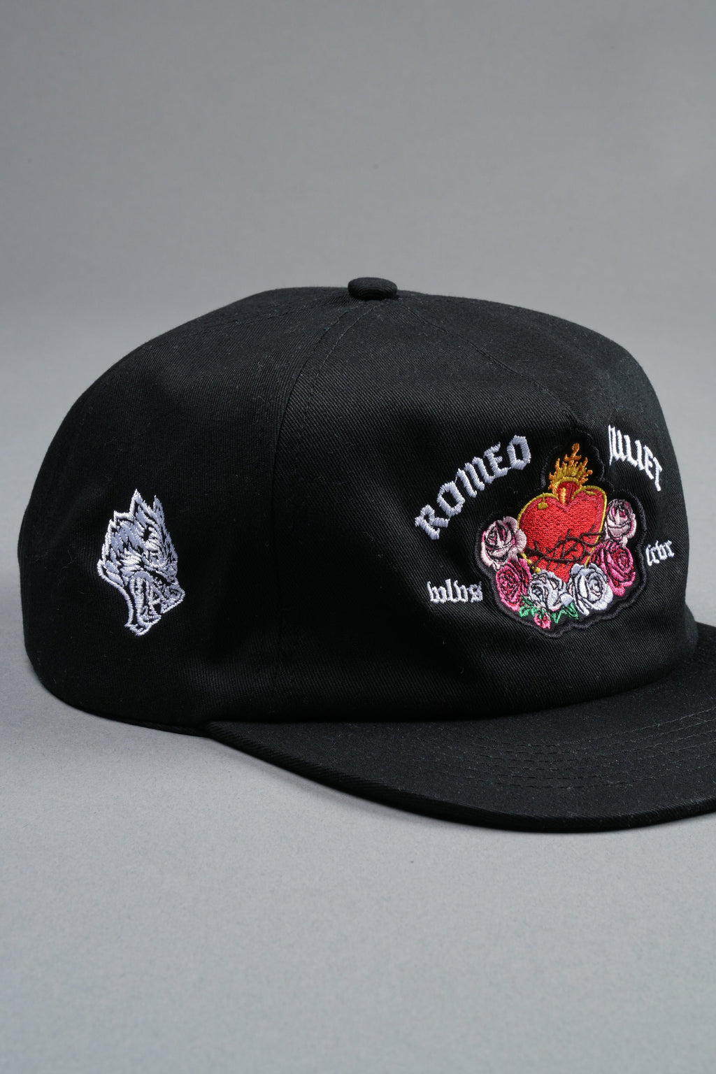 Last Love Vintage 5 Panel Hat in Black — imagem 4