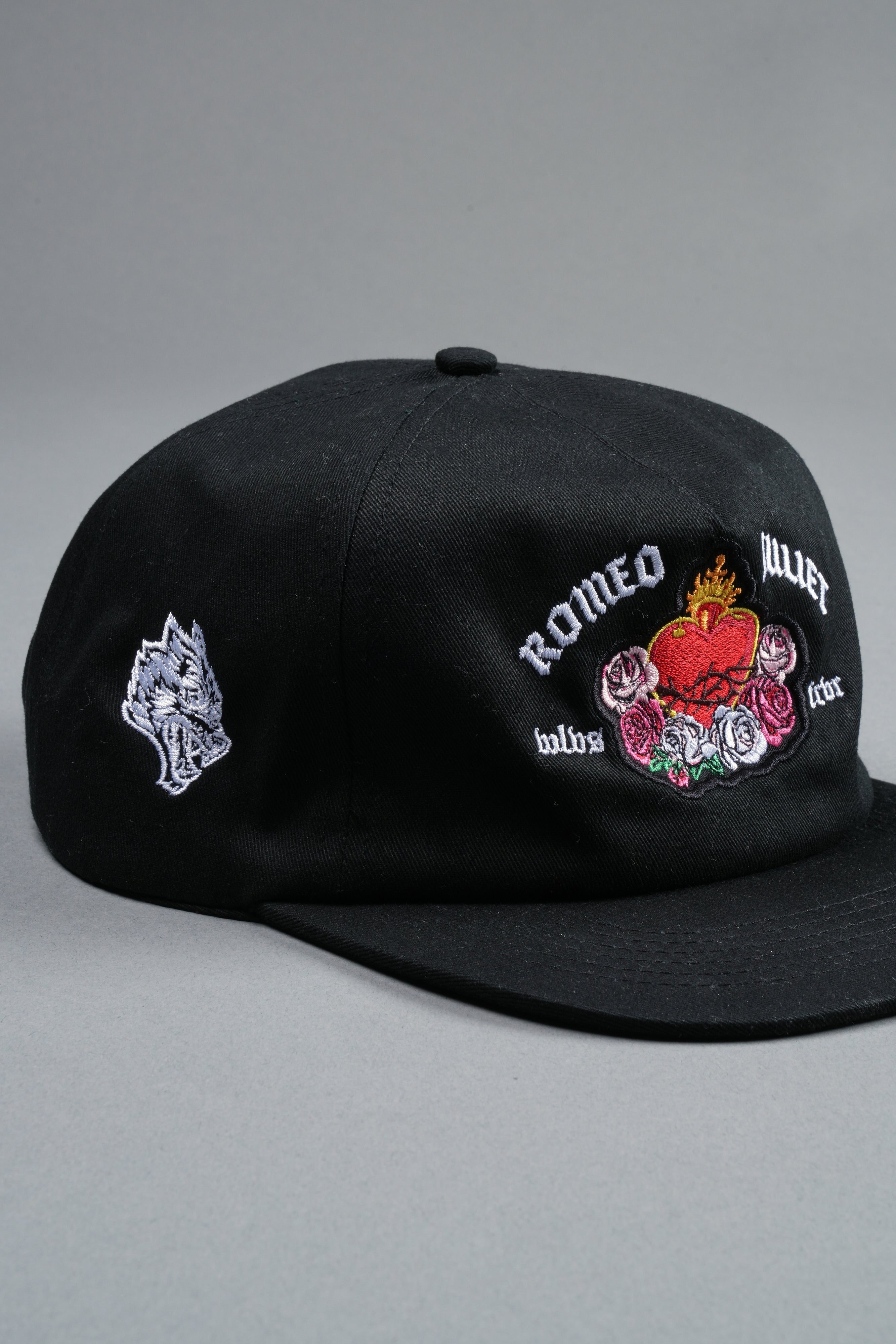 Last Love Vintage 5 Panel Hat in Black — imagem 4