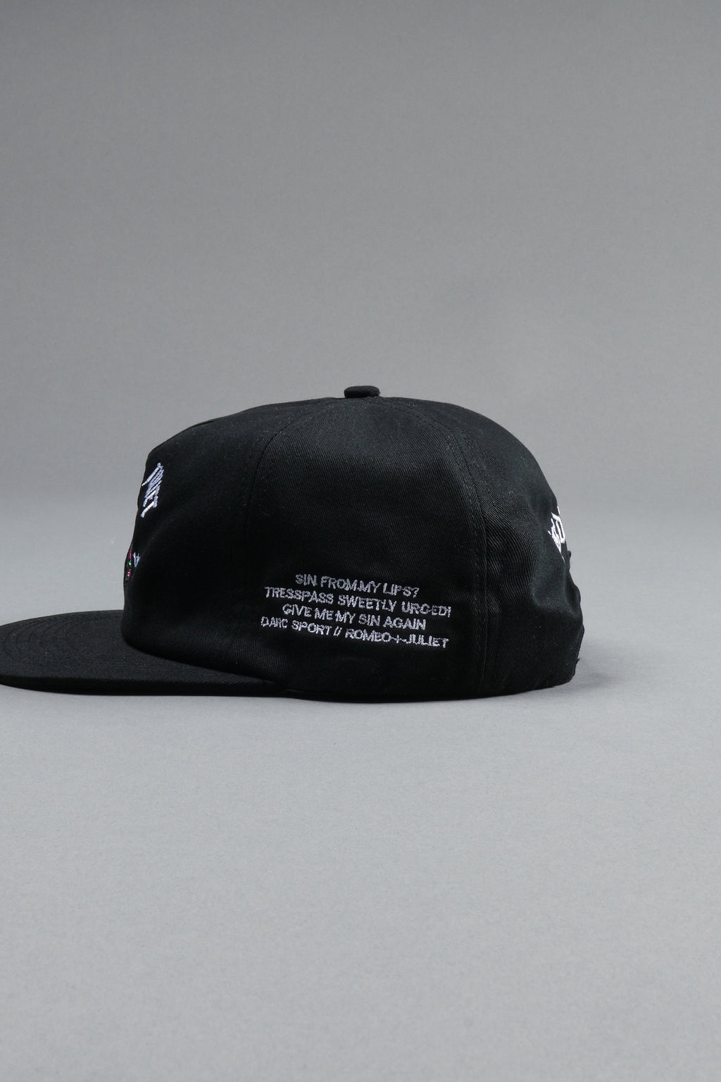 Last Love Vintage 5 Panel Hat in Black — imagem 6